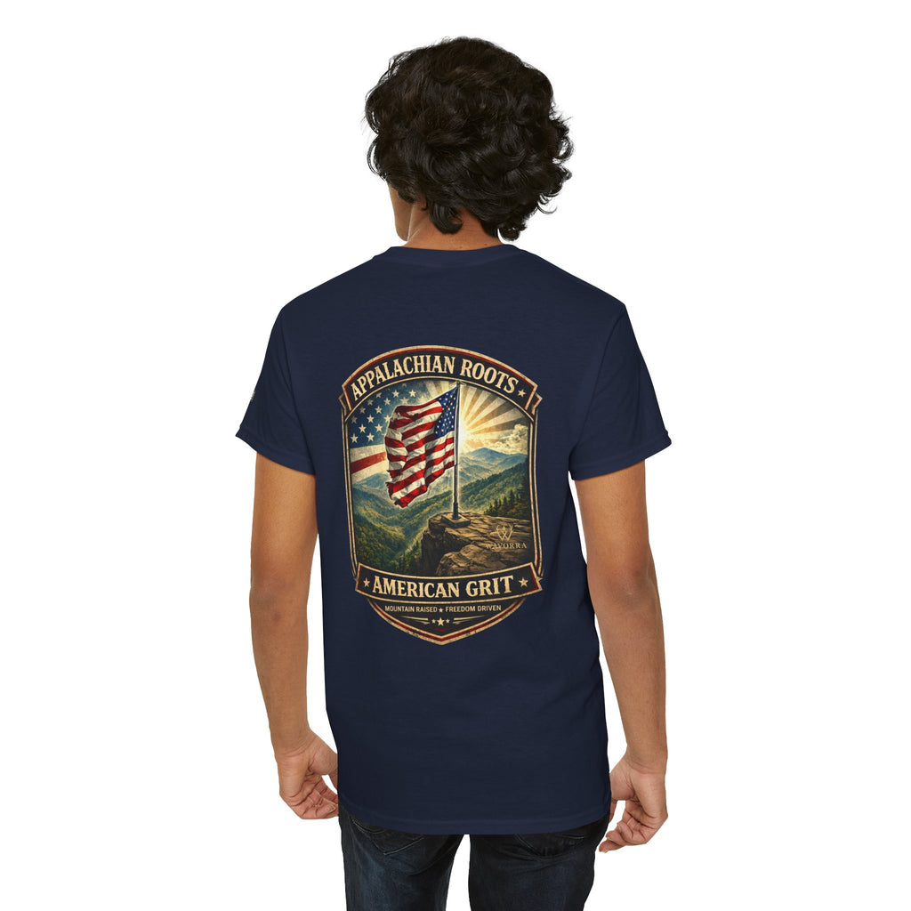 Appalachian Roots T‑Shirt — American Grit Flag Graphic Tee