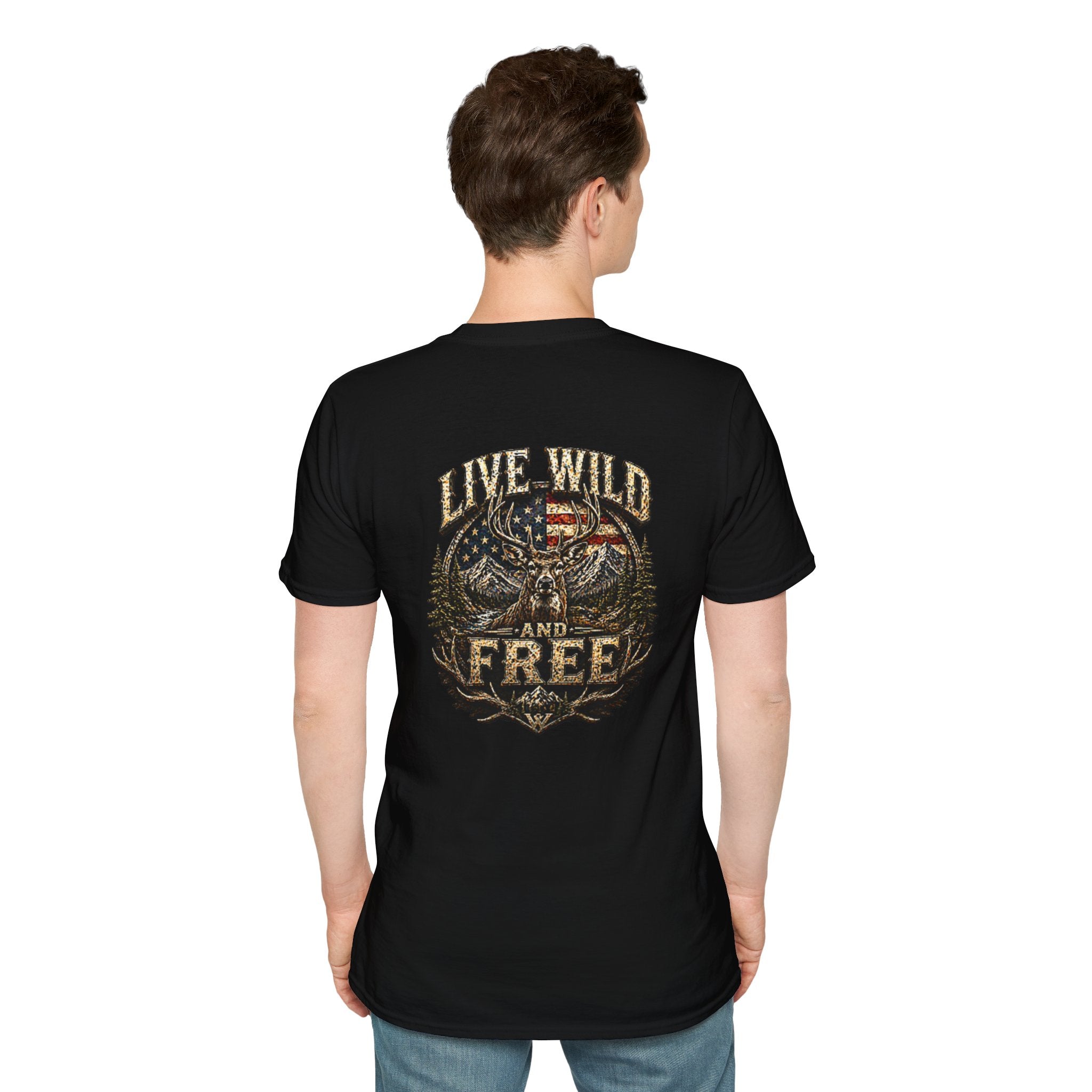 Live Wild and Free T-Shirt — American Eagle Wilderness Graphic Tee