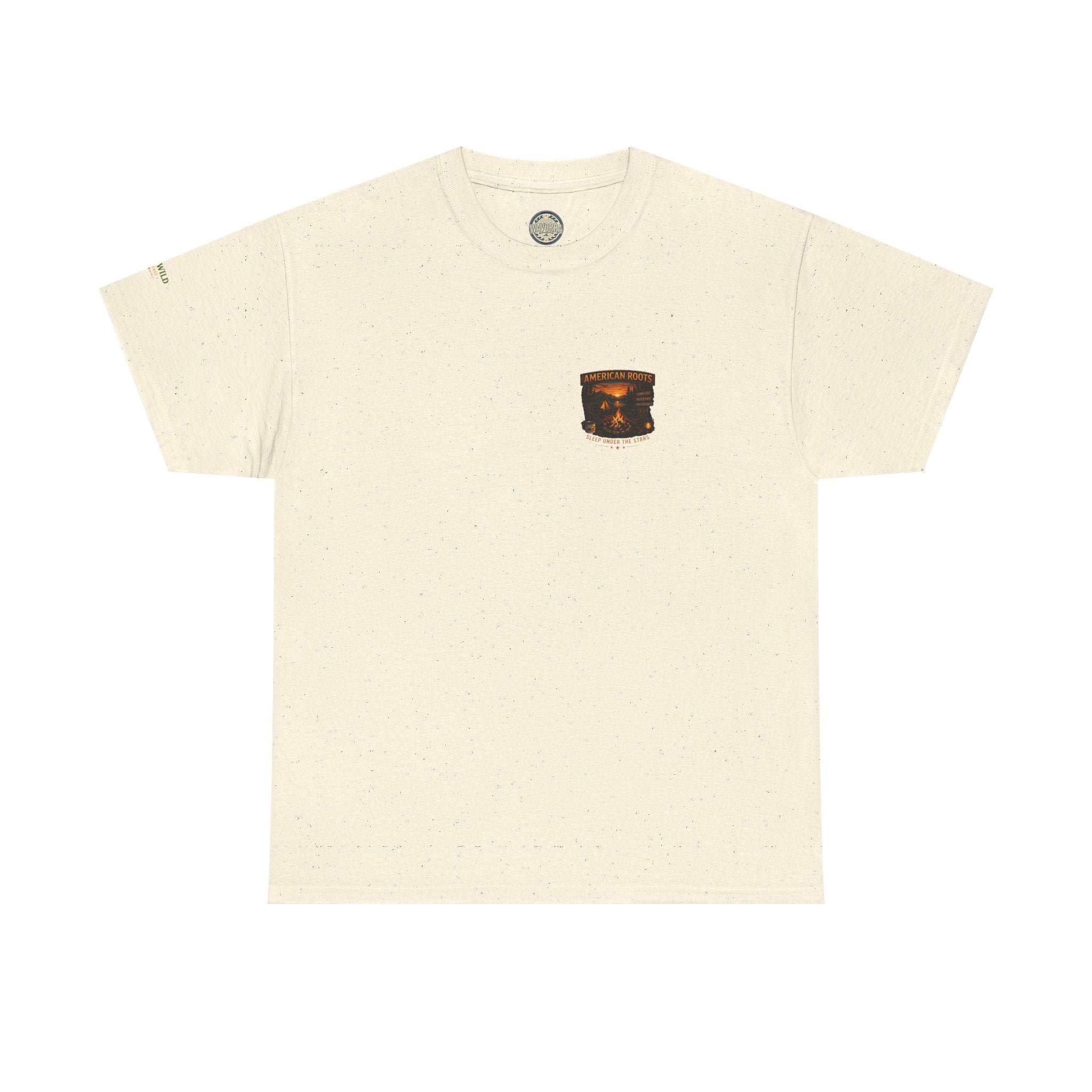 Camping T-Shirt — "American Roots: Sleep Under the Stars" Outdoor Tee