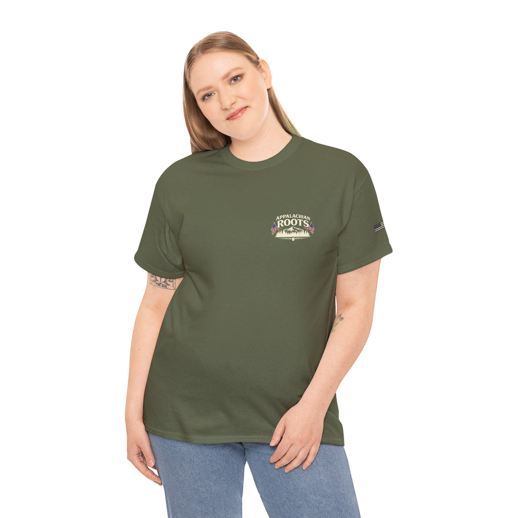Appalachian Roots T‑Shirt — American Grit Flag Graphic Tee
