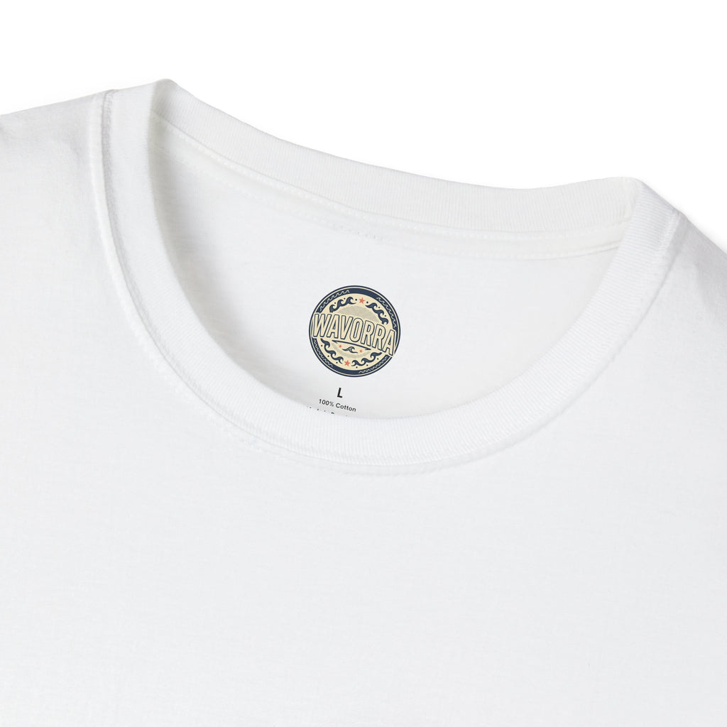 Blue Collar T-Shirt — "Built Not Born" American Flag Work Tee