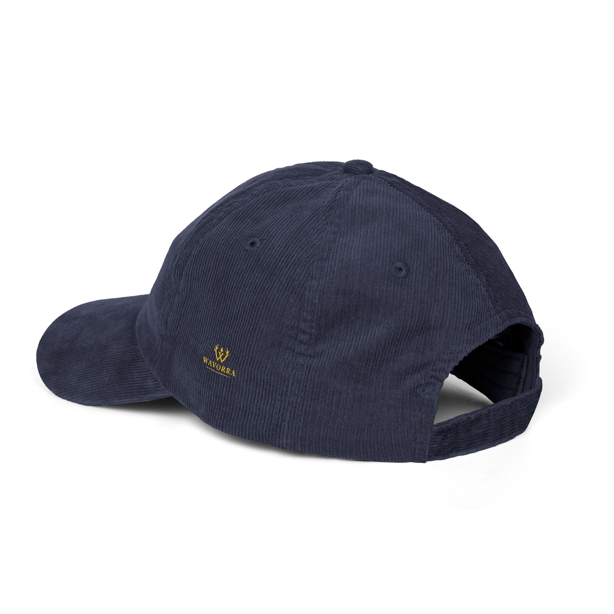 Vintage Corduroy Golf Cap — Embroidered Retro Club Logo