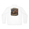 Backwoods Wavorra Quarter-Zip Pullover — American Flag Deer Hunting Graphic