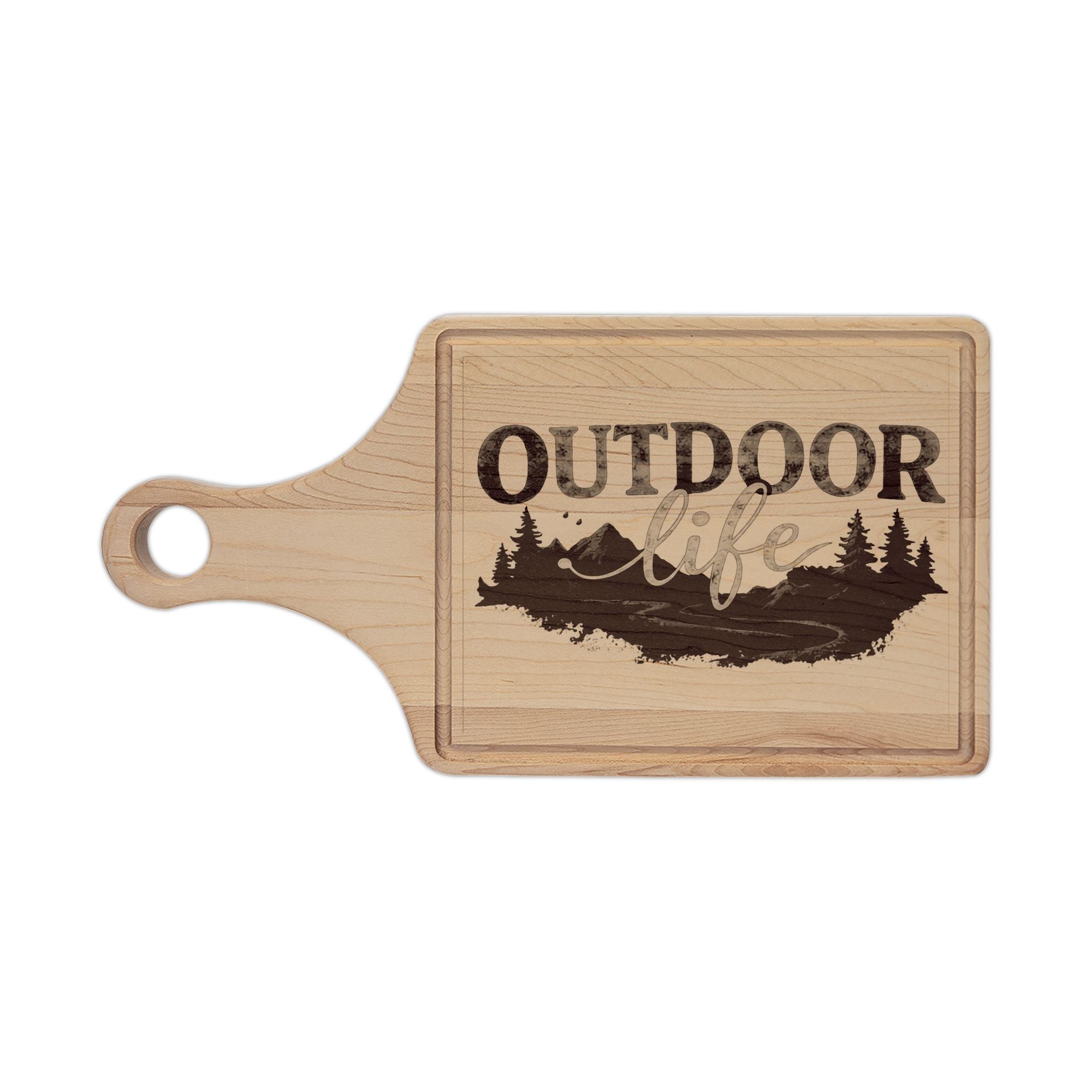 Outdoor Life Engraved Wood Cutting Board