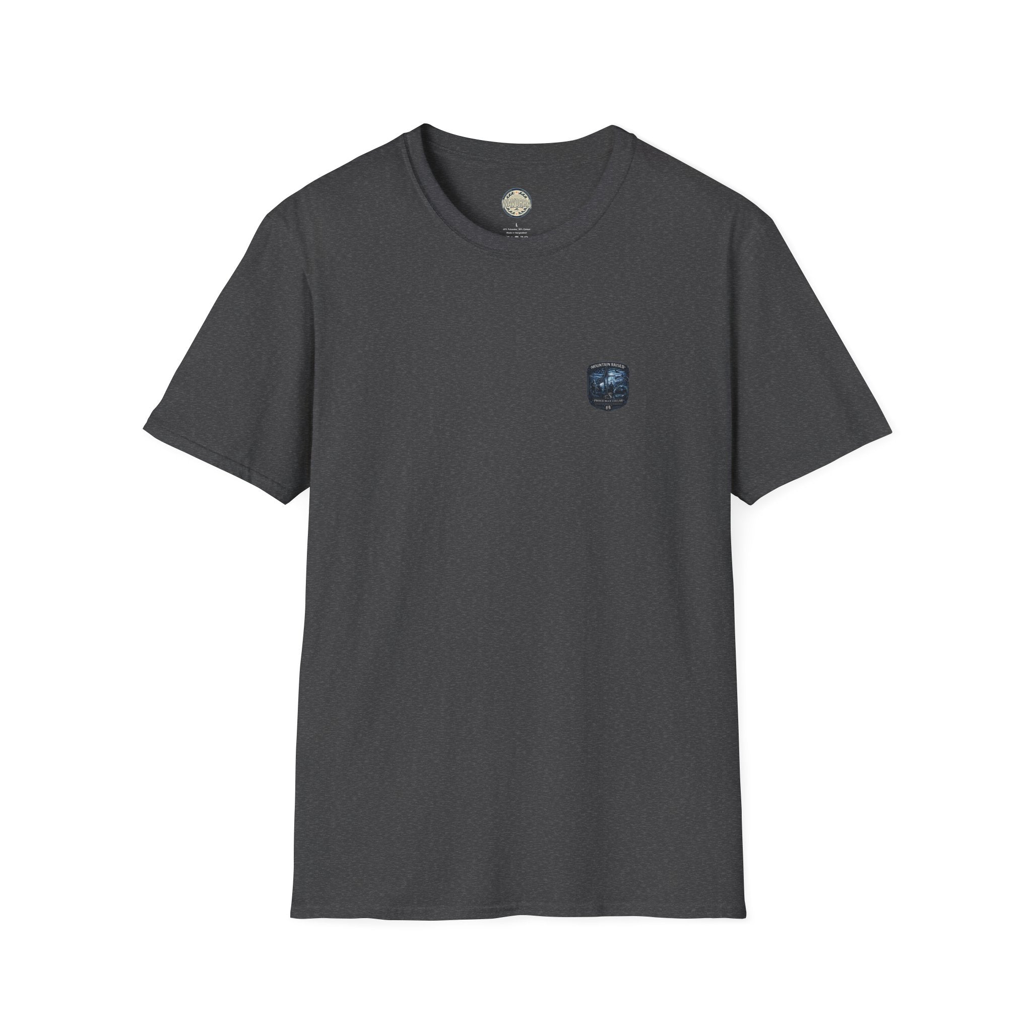 Mountain Raised T-Shirt — Proud Blue Collar Workwear Graphic