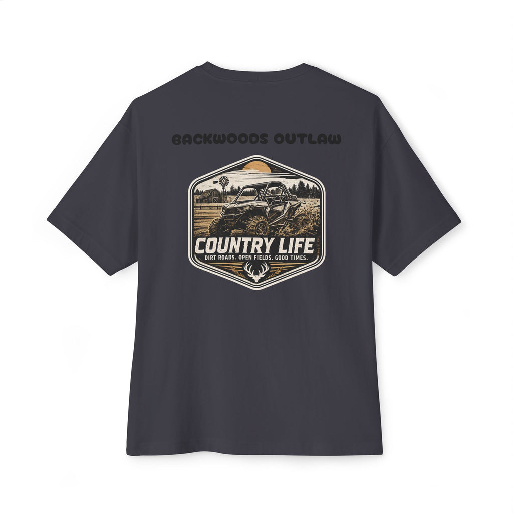 Country Life Tee — "Backwoods Raised" Graphic Shirt