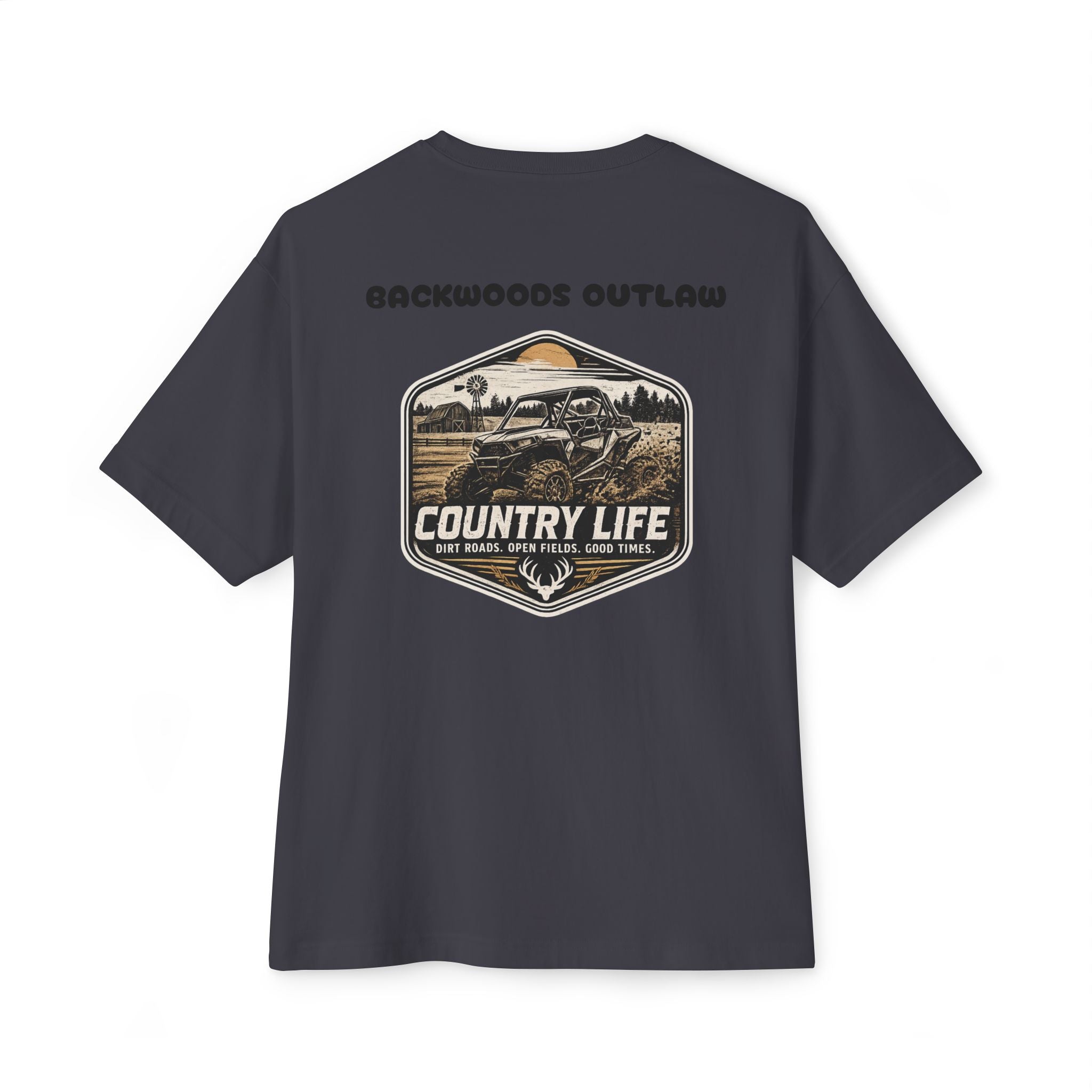 Country Life Tee — "Backwoods Raised" Graphic Shirt