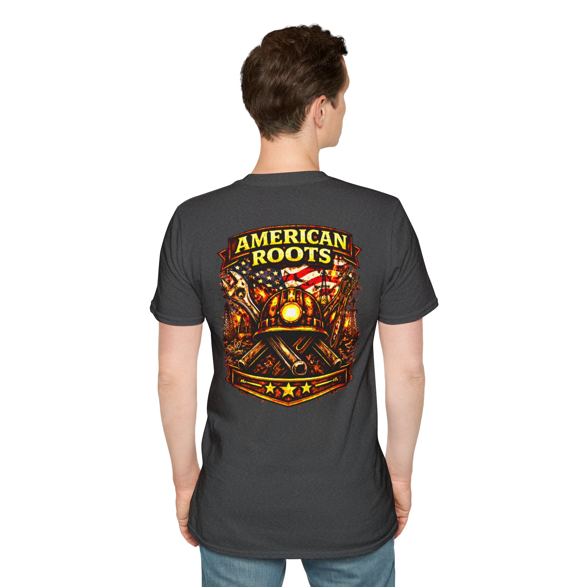 T-Shirt — American Roots Motorcycle Graphic Tee