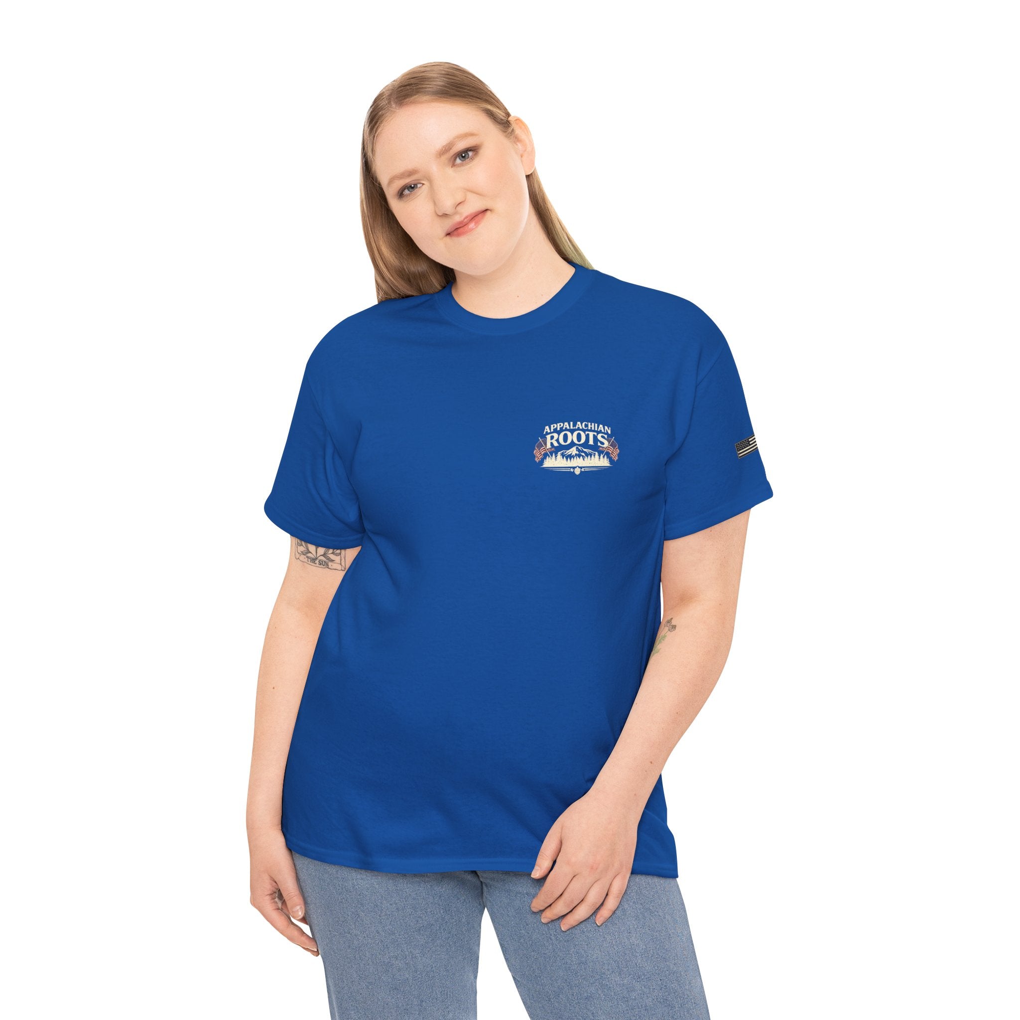 Appalachian Roots T‑Shirt — American Grit Flag Graphic Tee