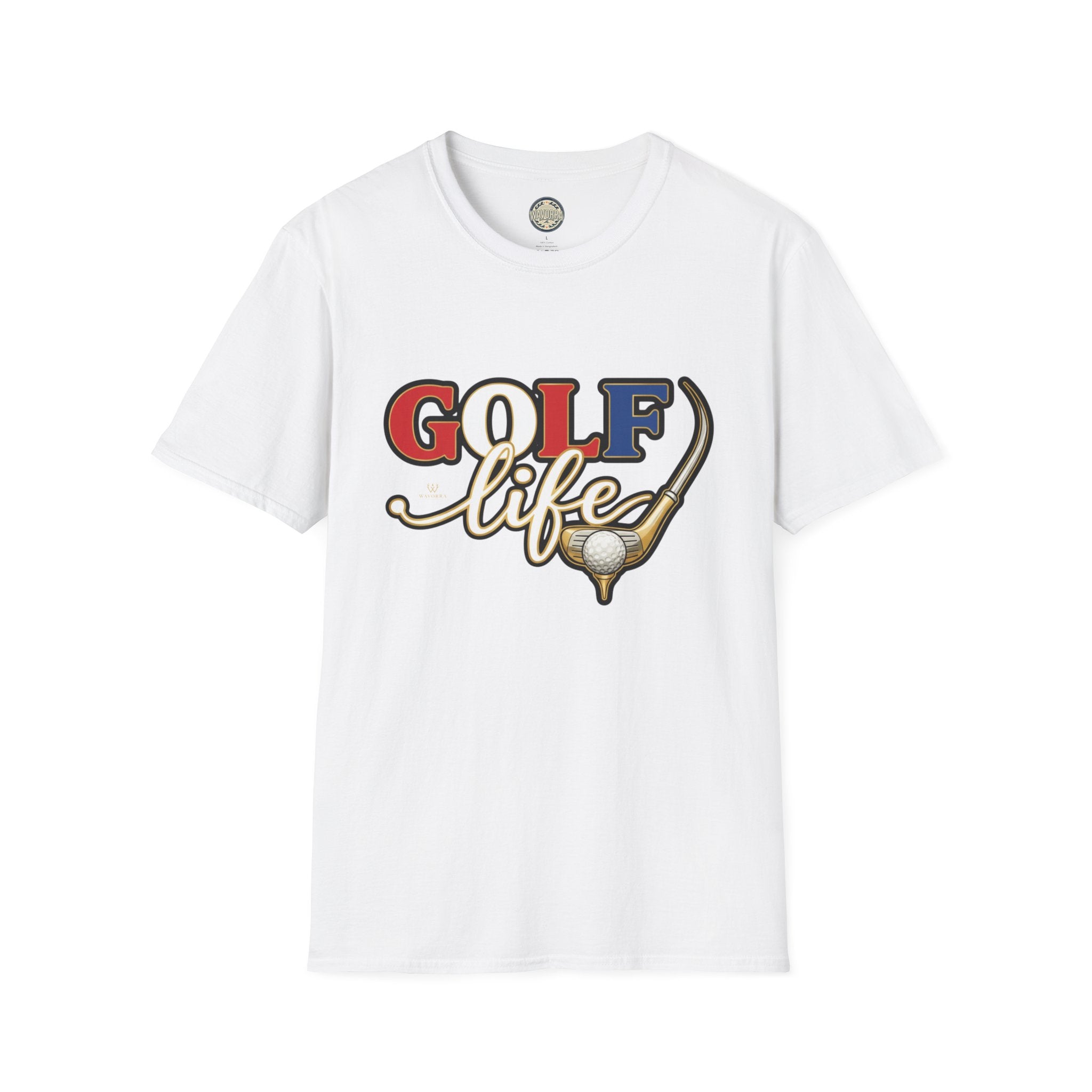 Golf Life T-Shirt — Retro Golf Club & Ball Design