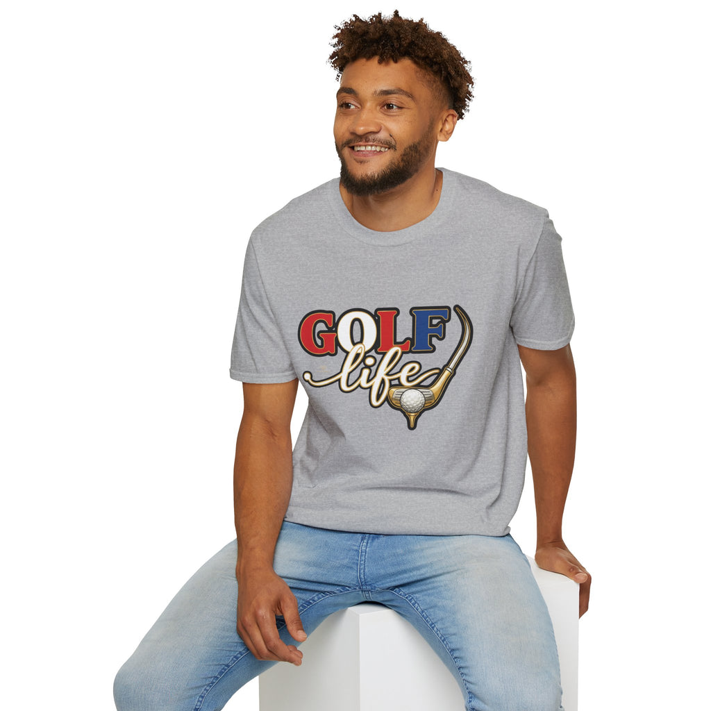 Golf Life T-Shirt — Retro Golf Club & Ball Design