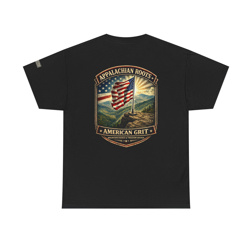 Appalachian Roots T‑Shirt — American Grit Flag Graphic Tee