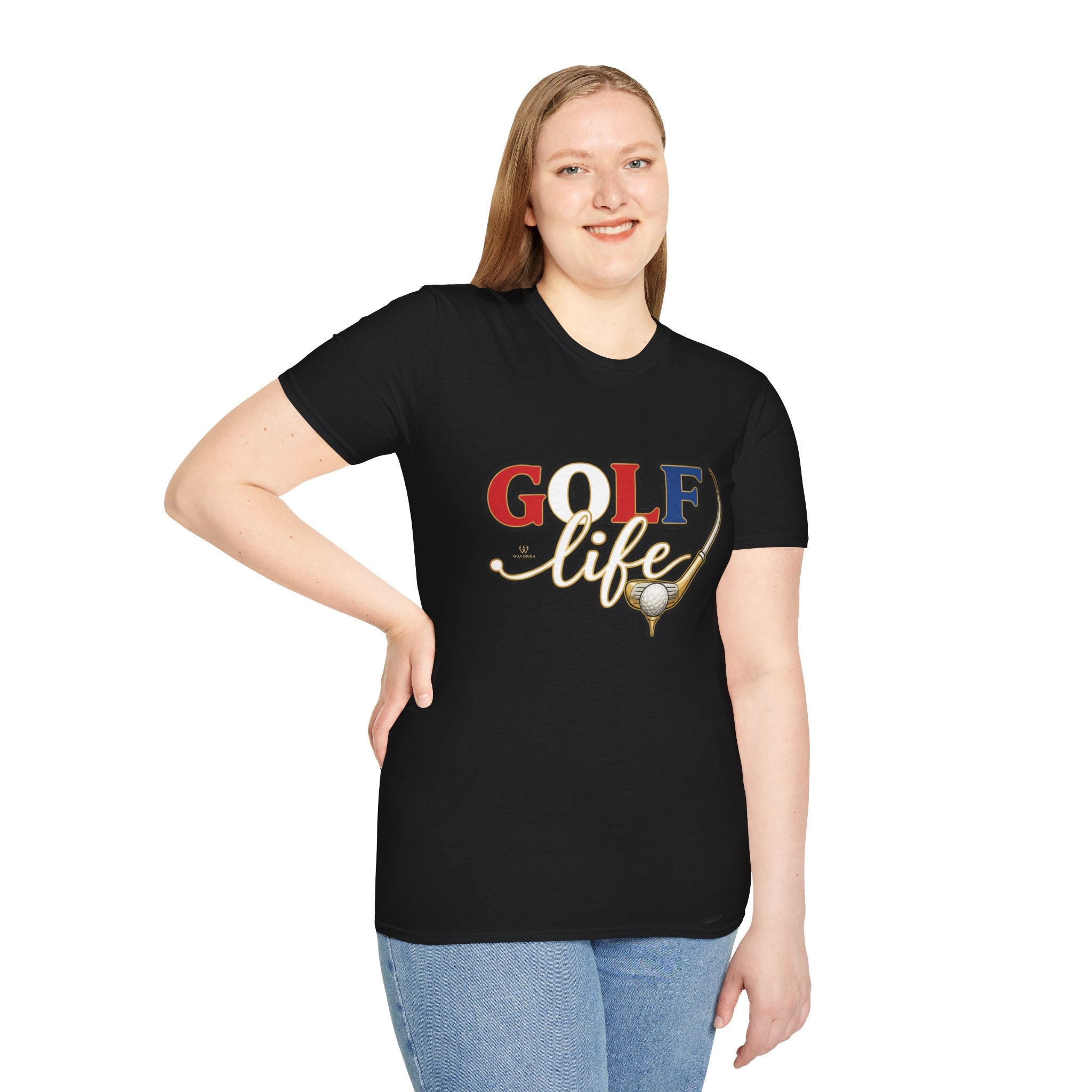 Golf Life T-Shirt — Retro Golf Club & Ball Design
