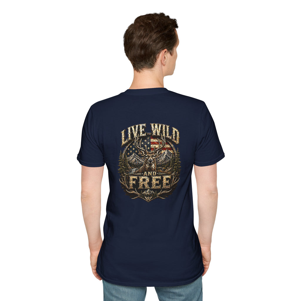 Live Wild and Free T-Shirt — American Eagle Wilderness Graphic Tee