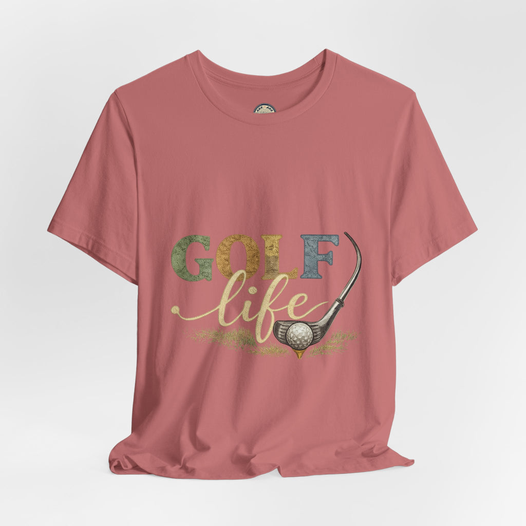 Golf Life T-Shirt — Vintage Golf Club & Ball Tee for Golf Lovers