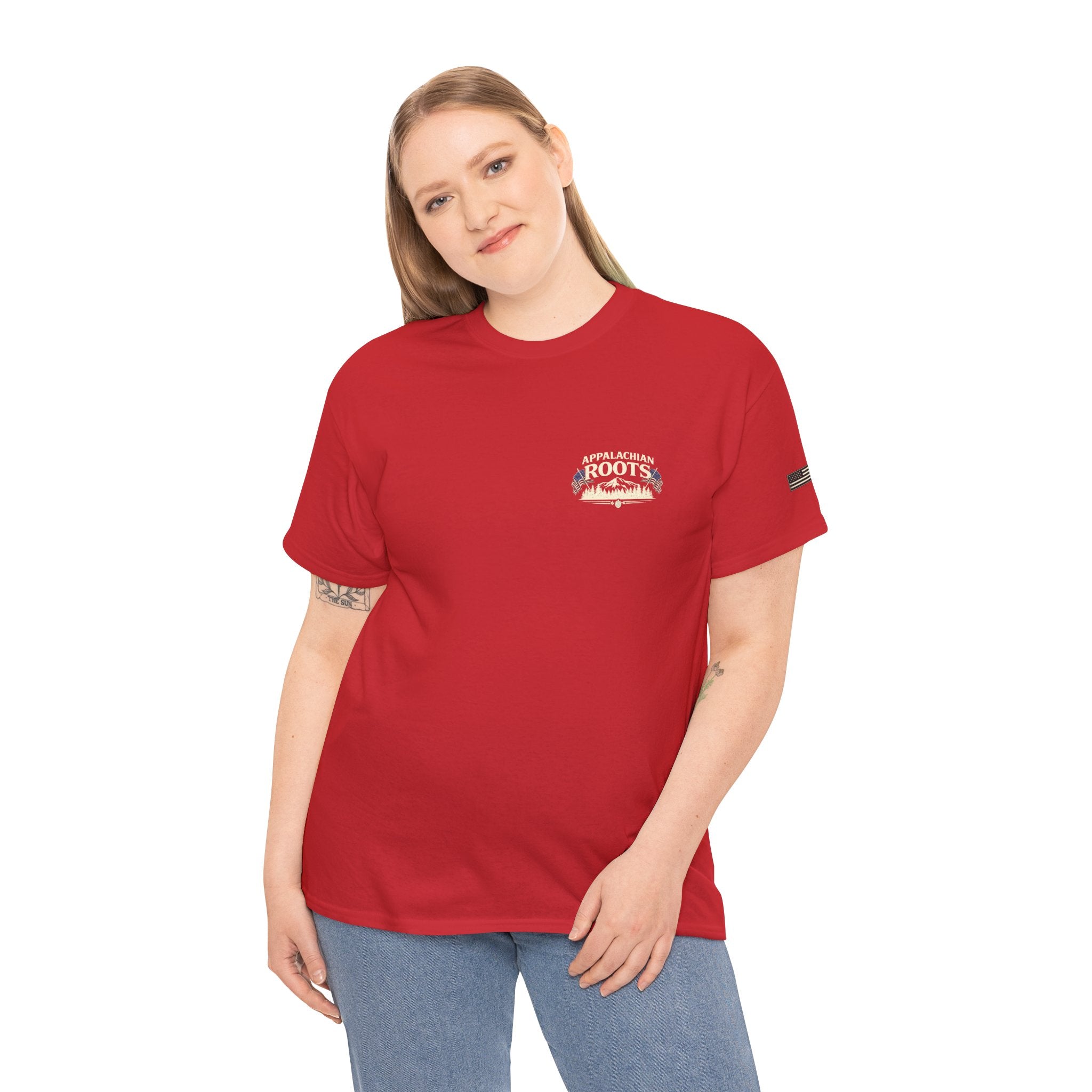 Appalachian Roots T‑Shirt — American Grit Flag Graphic Tee