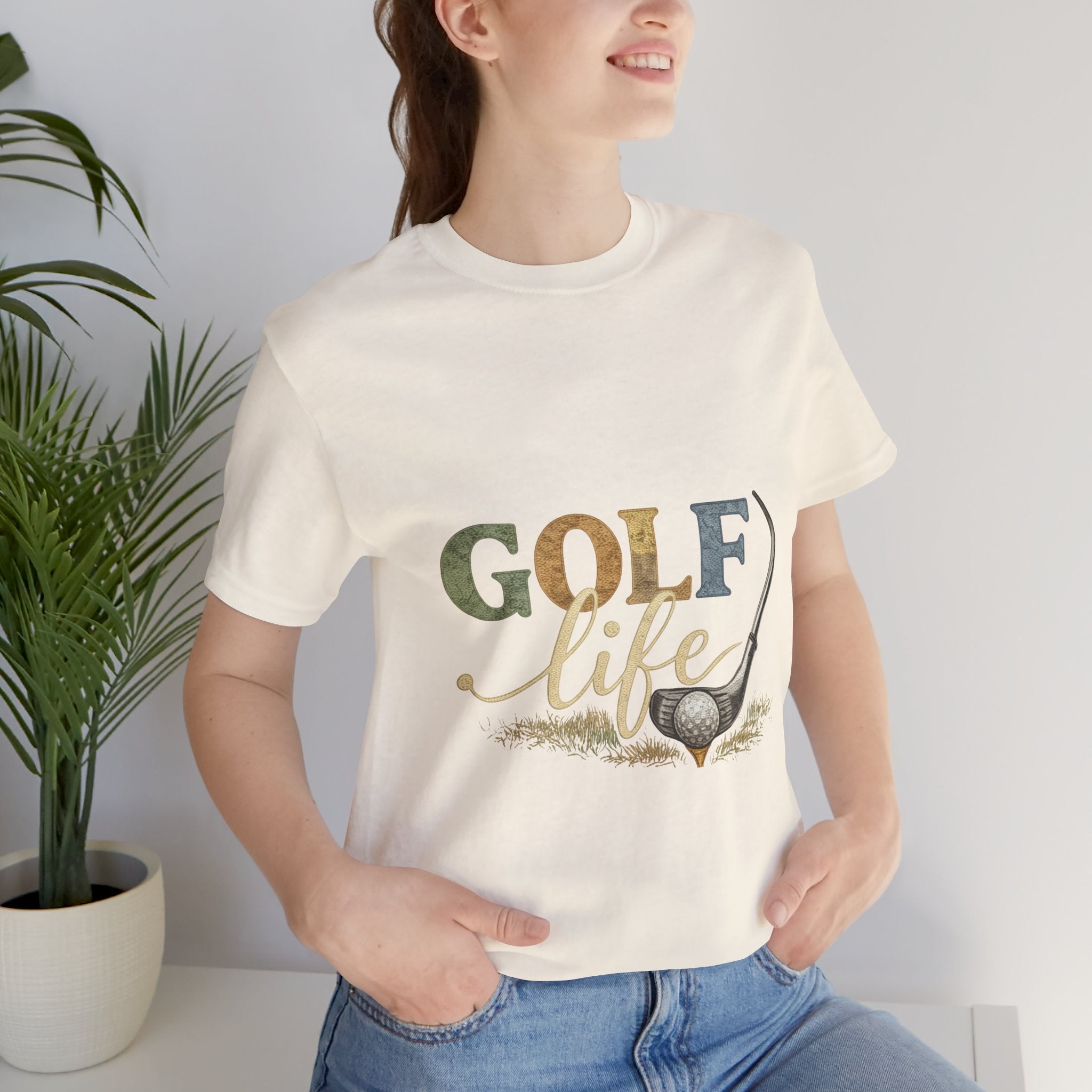 Golf Life T-Shirt — Vintage Golf Club & Ball Tee for Golf Lovers