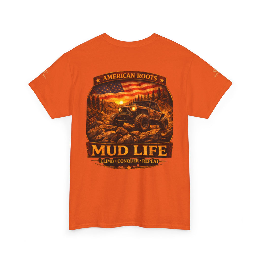 Mud Life Off-Road T-Shirt — American Roots 4x4 Jeep Mudding Graphic Tee