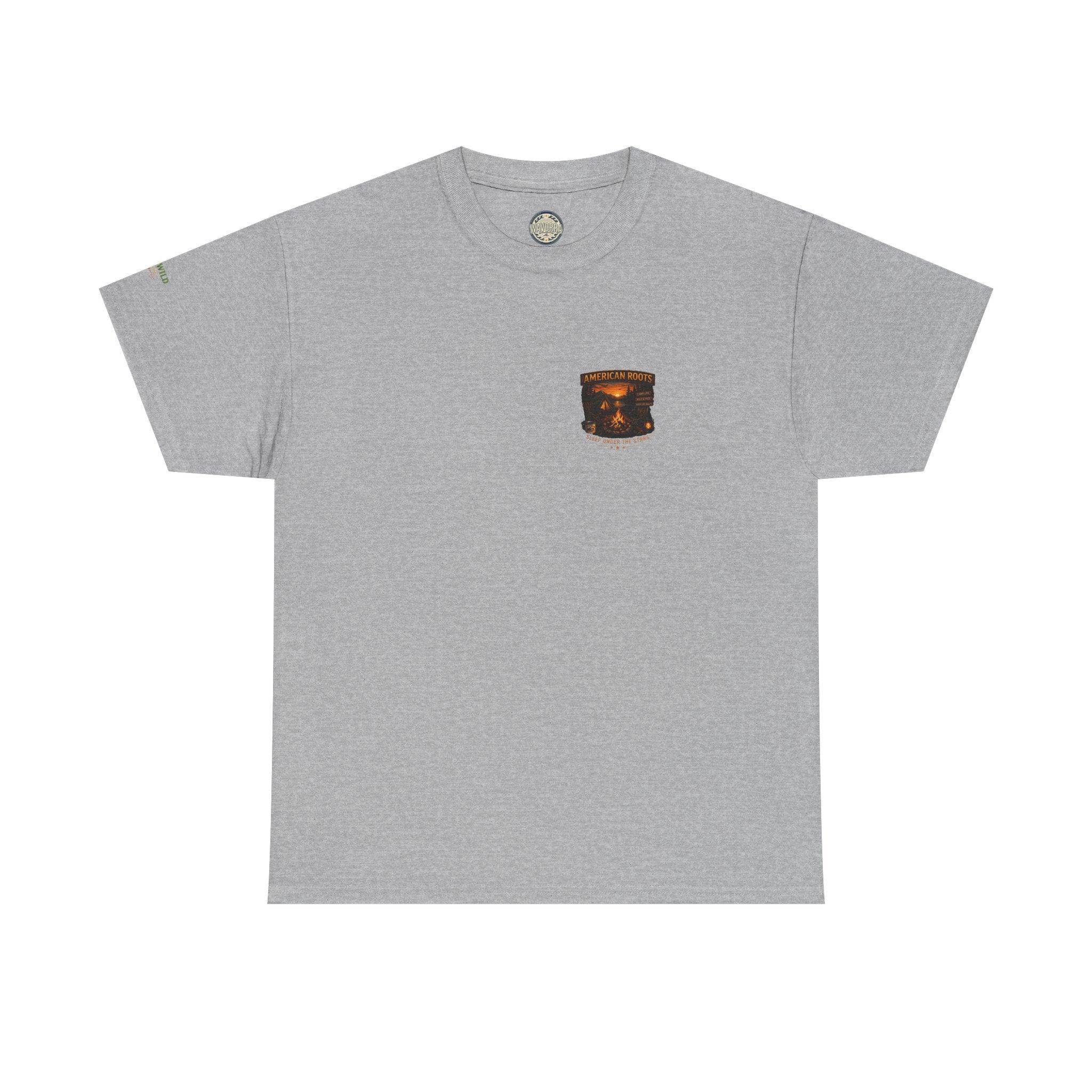 Camping T-Shirt — "American Roots: Sleep Under the Stars" Outdoor Tee