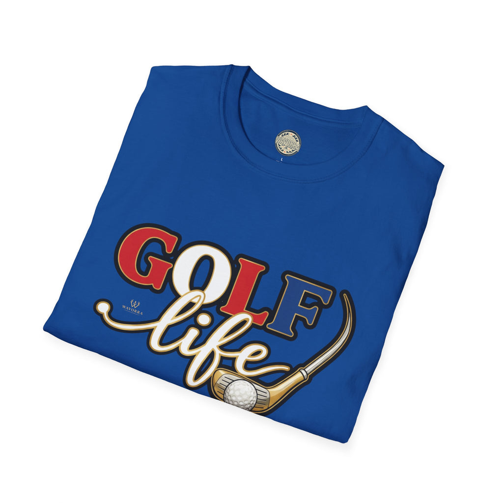 Golf Life T-Shirt — Retro Golf Club & Ball Design