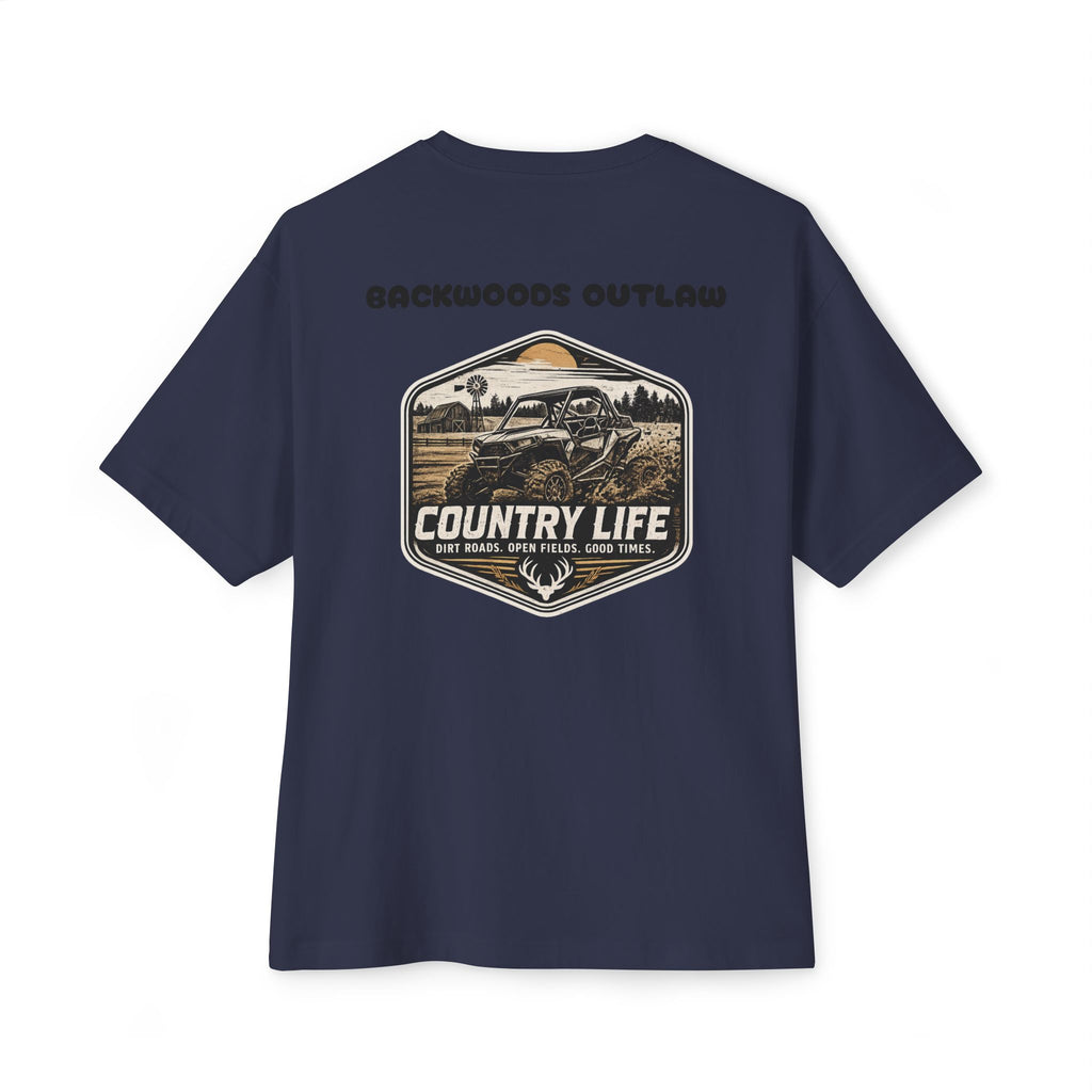Country Life Tee — "Backwoods Raised" Graphic Shirt