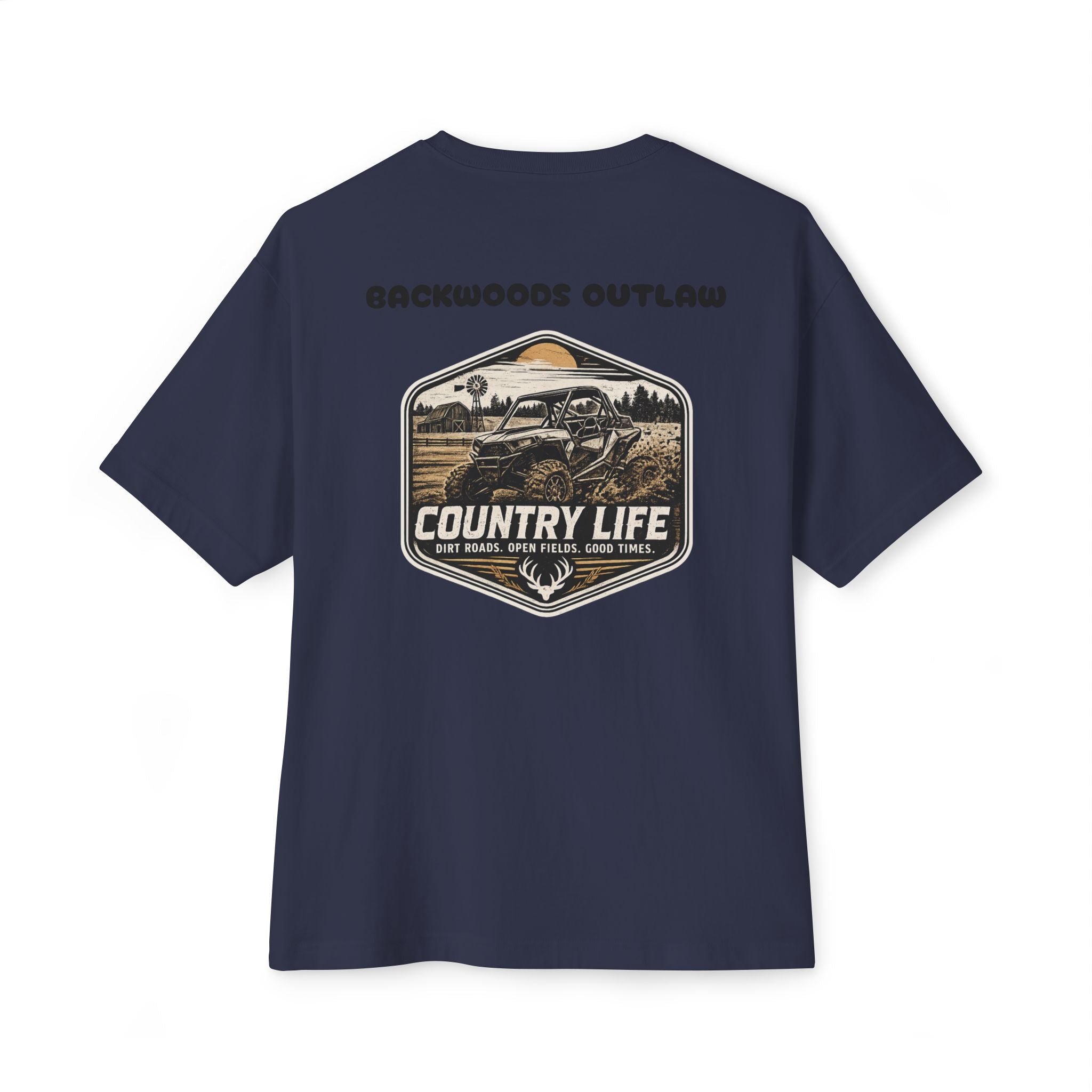 Country Life Tee — "Backwoods Raised" Graphic Shirt