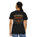 Backwoods & Bonfires T-Shirt — Outdoor Campfire Graphic Tee