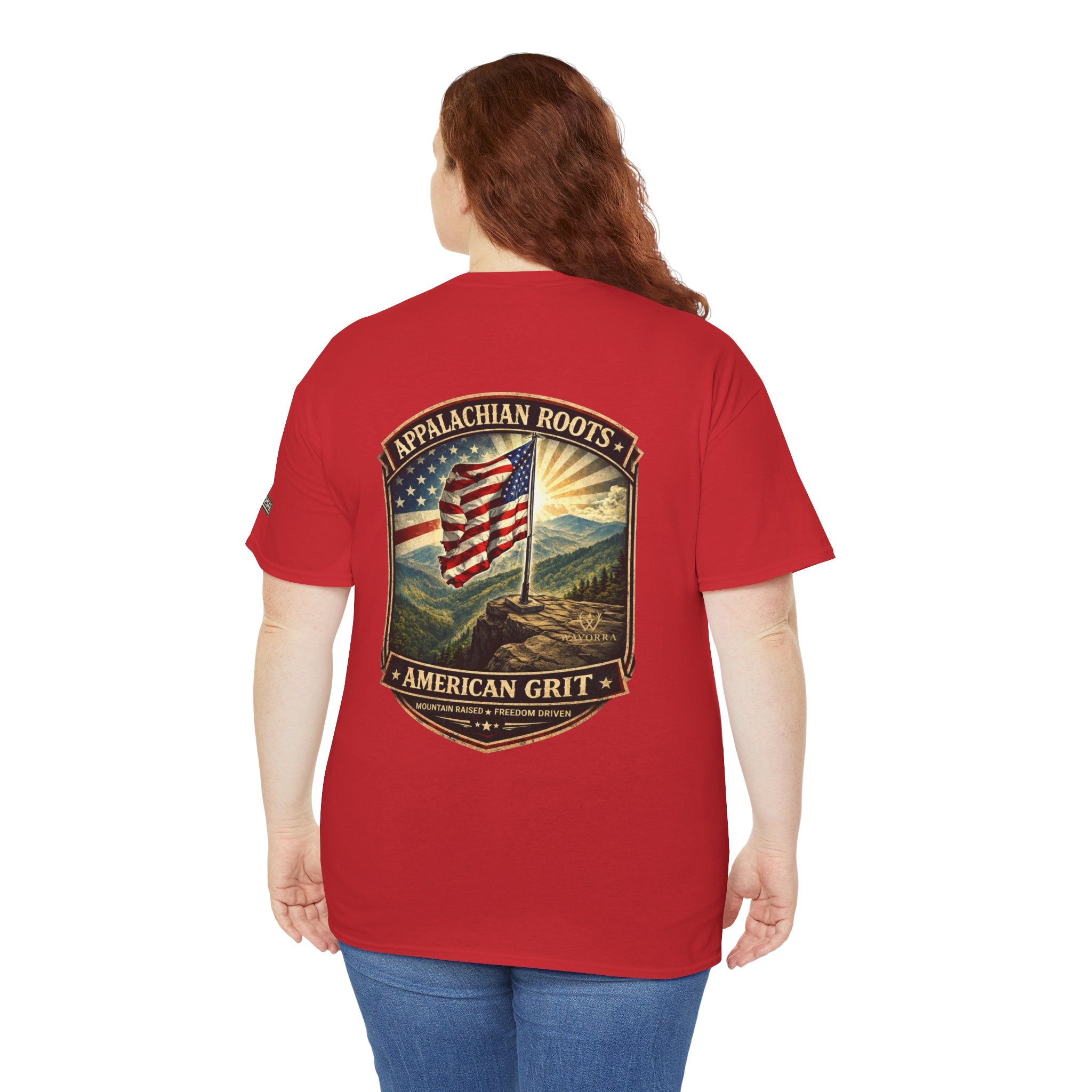 Appalachian Roots T‑Shirt — American Grit Flag Graphic Tee