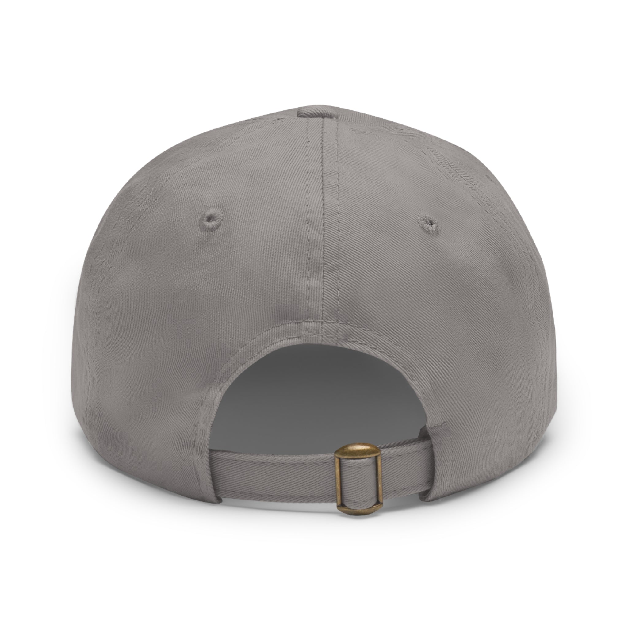Wavorra Leather Patch Dad Hat — Vintage Mountain Logo Cap