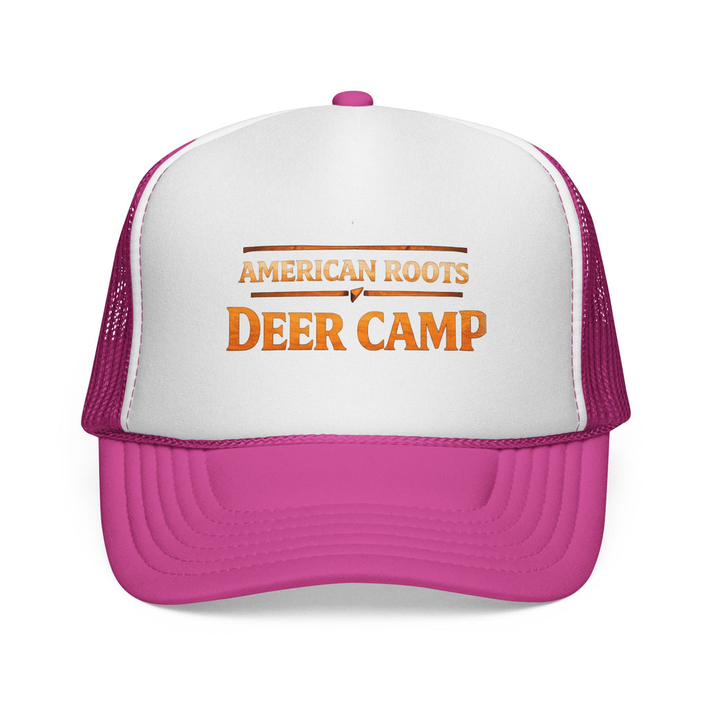 Deer Camp Trucker Hat — "American Roots" Vintage Hunting Cap