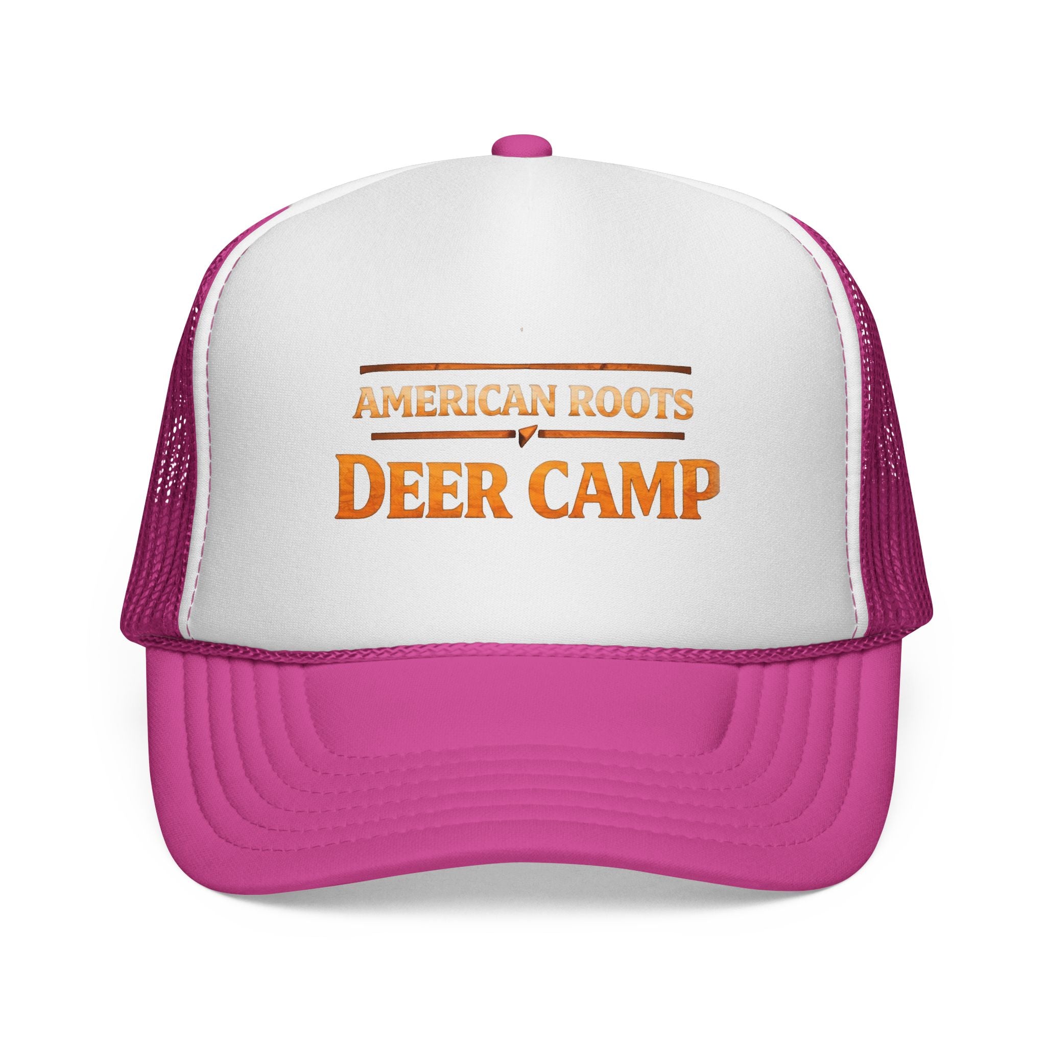 Deer Camp Trucker Hat — "American Roots" Vintage Hunting Cap