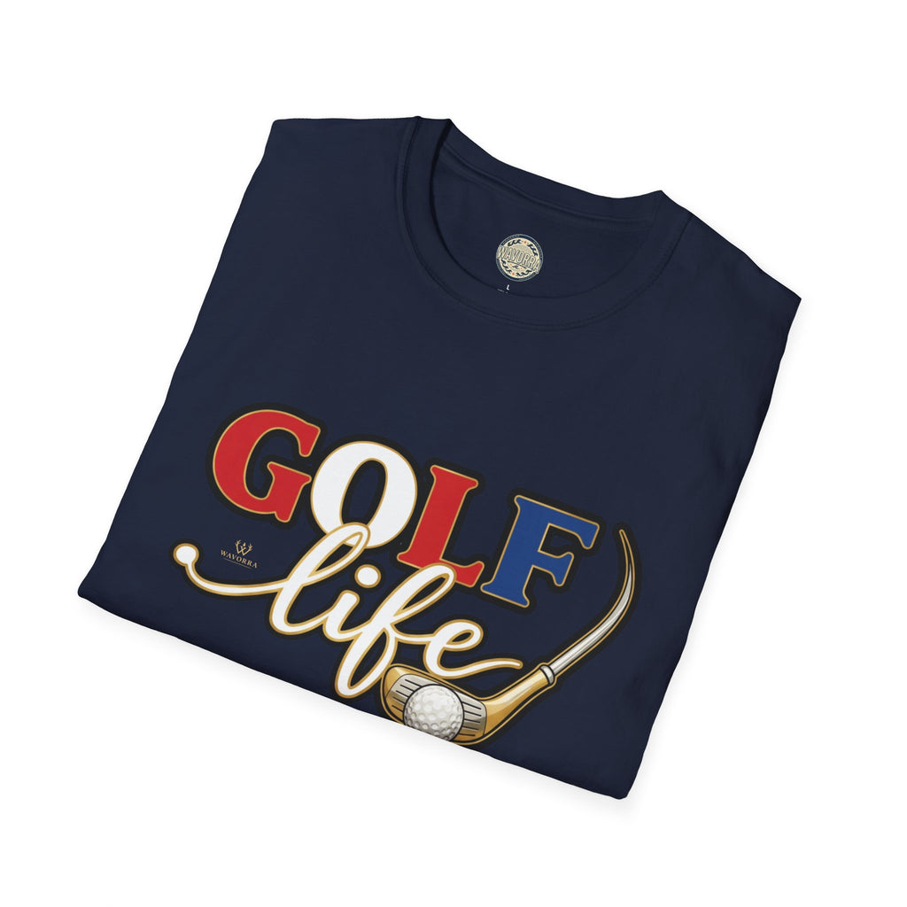 Golf Life T-Shirt — Retro Golf Club & Ball Design