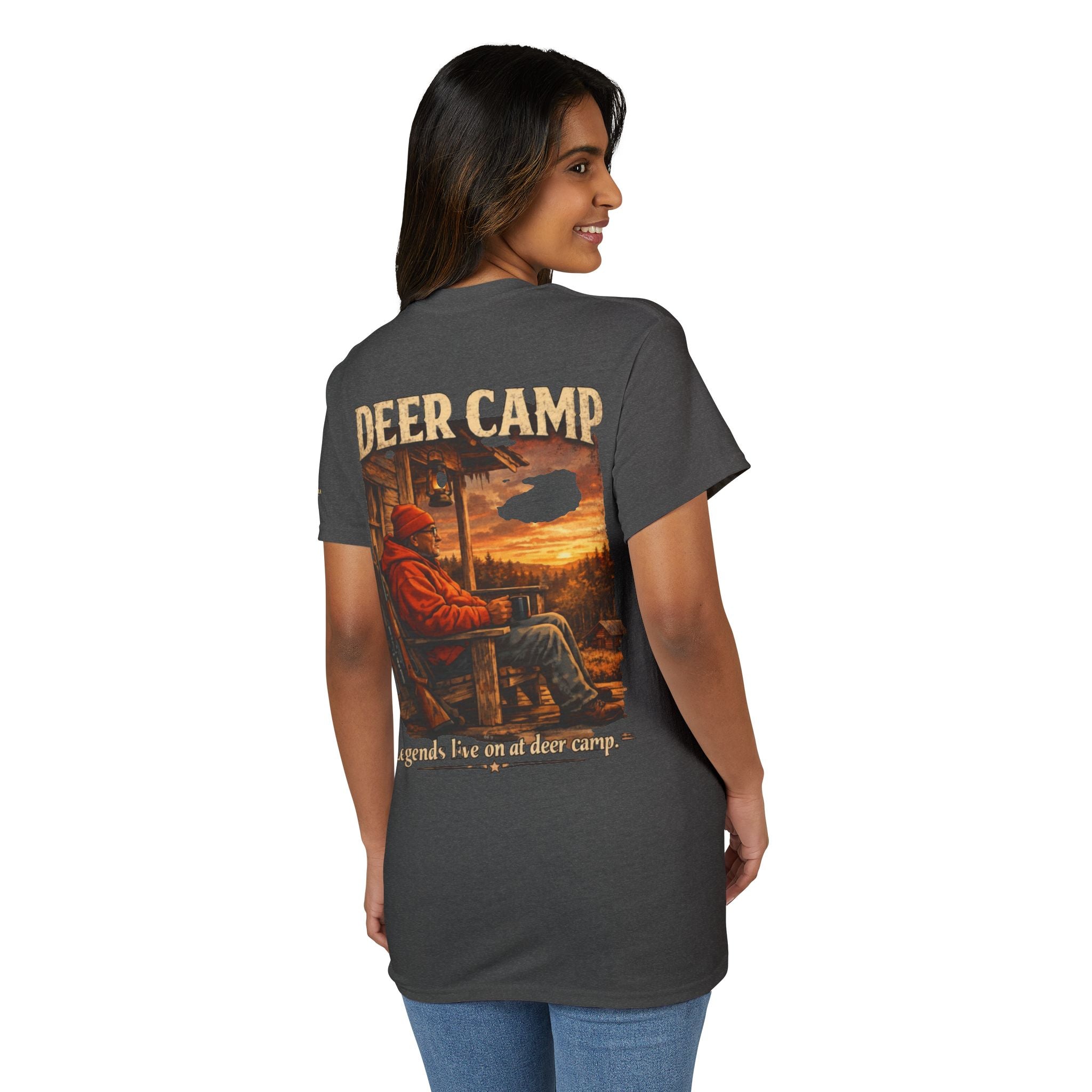 Deer Camp T-Shirt — Vintage Outdoors Hunting Graphic Tee