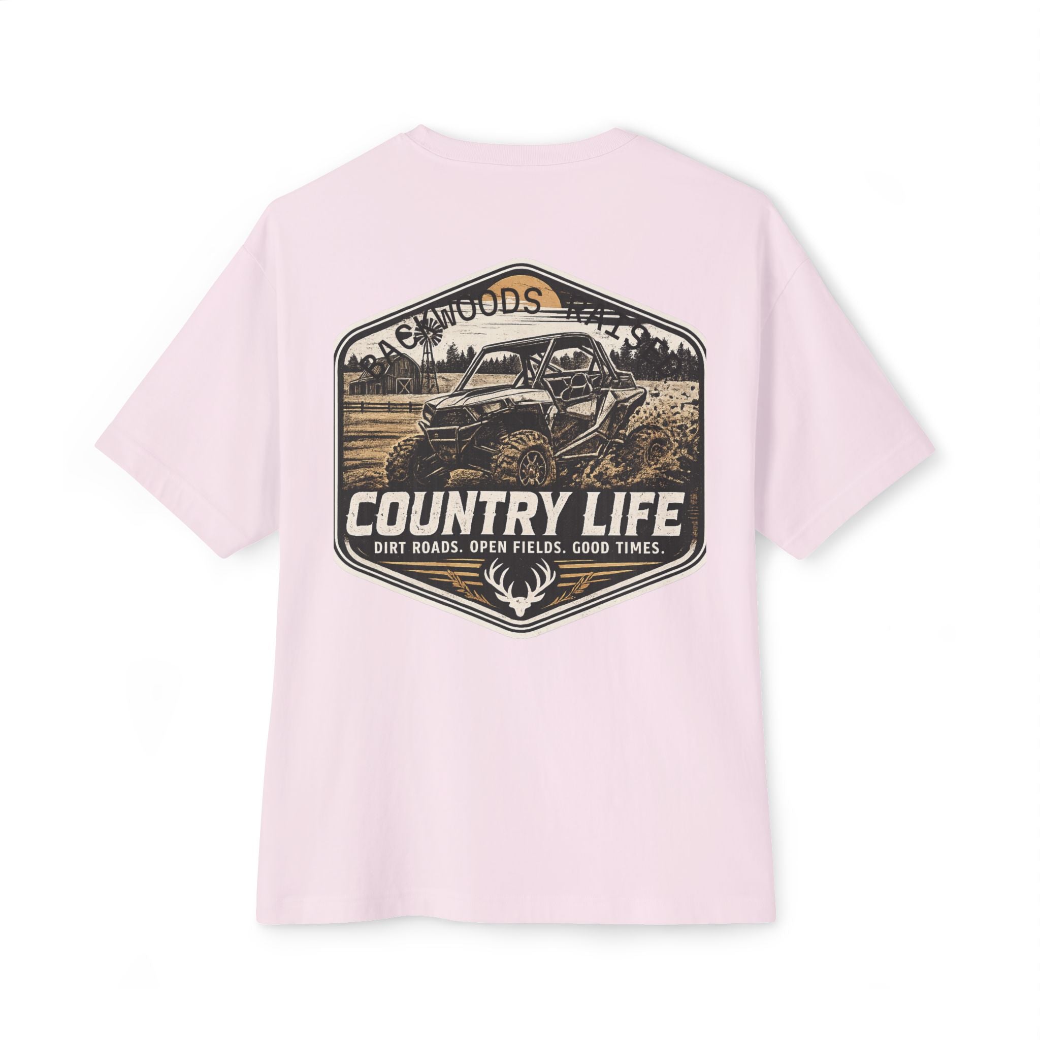 Country Life Tee — "Backwoods Raised" Graphic Shirt