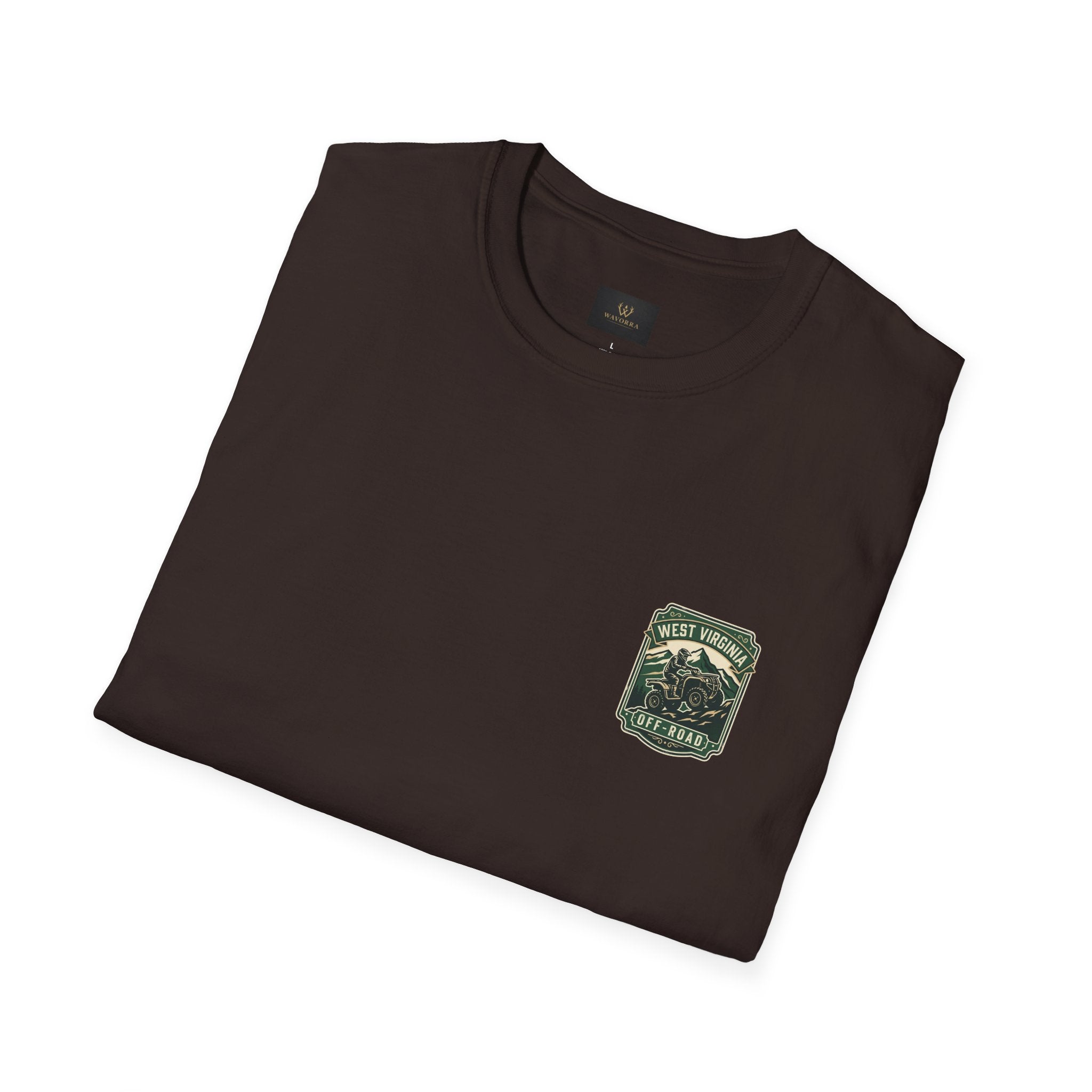 West Virginia Off-Road T-Shirt — "Mountain Raised" ATV Graphic