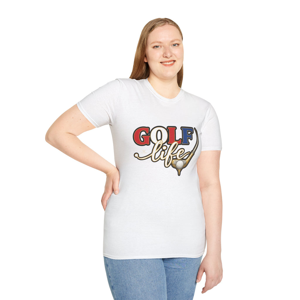 Golf Life T-Shirt — Retro Golf Club & Ball Design
