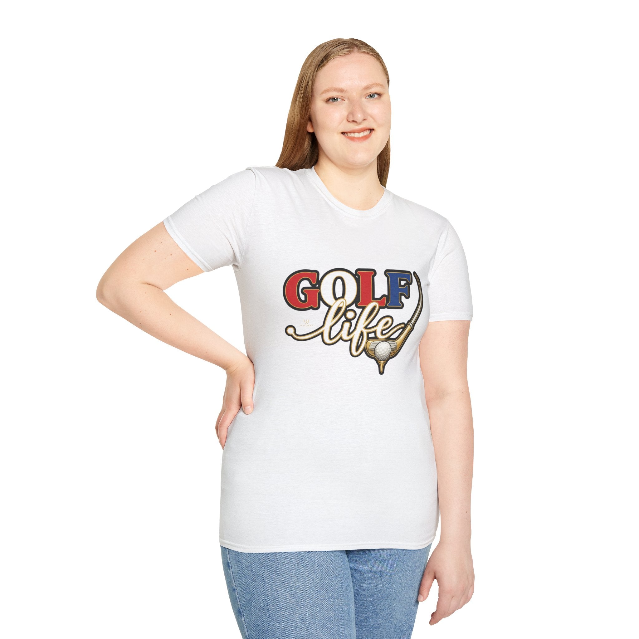 Golf Life T-Shirt — Retro Golf Club & Ball Design