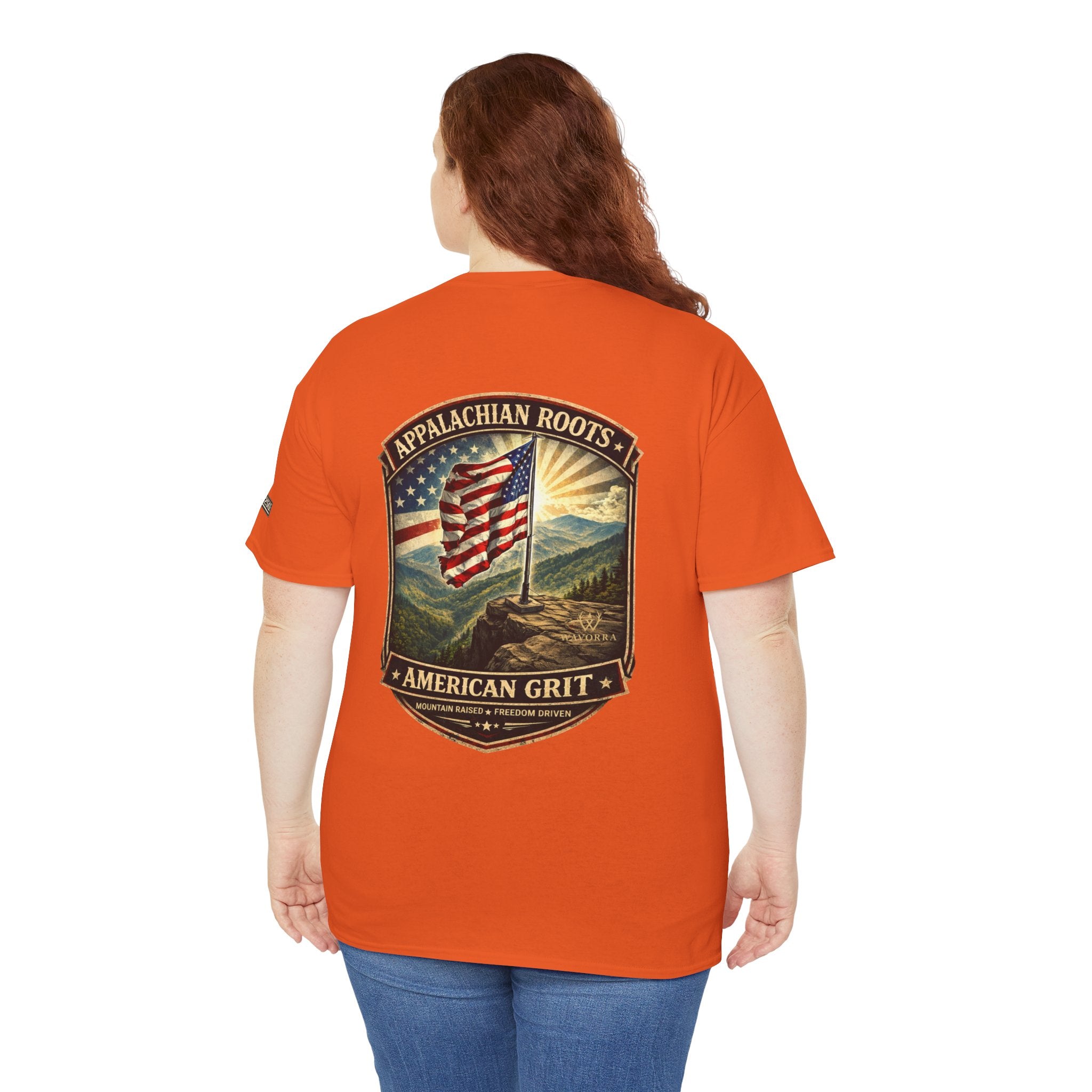 Appalachian Roots T‑Shirt — American Grit Flag Graphic Tee