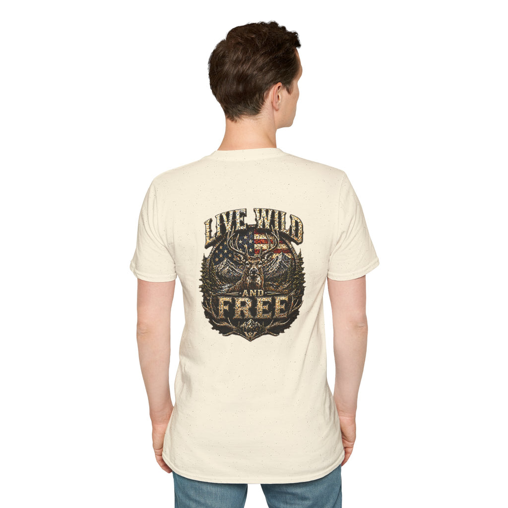 Live Wild and Free T-Shirt — American Eagle Wilderness Graphic Tee