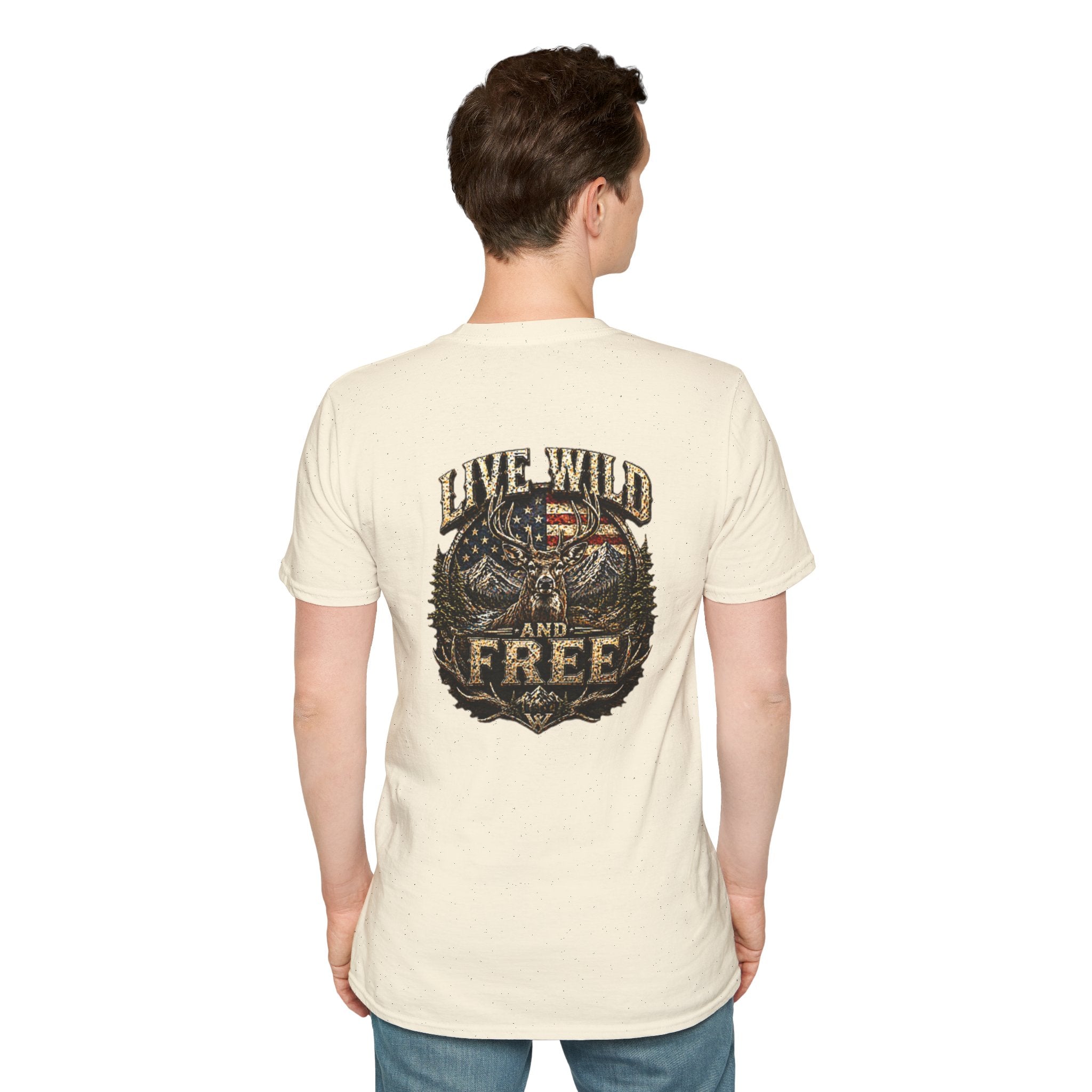 Live Wild and Free T-Shirt — American Eagle Wilderness Graphic Tee