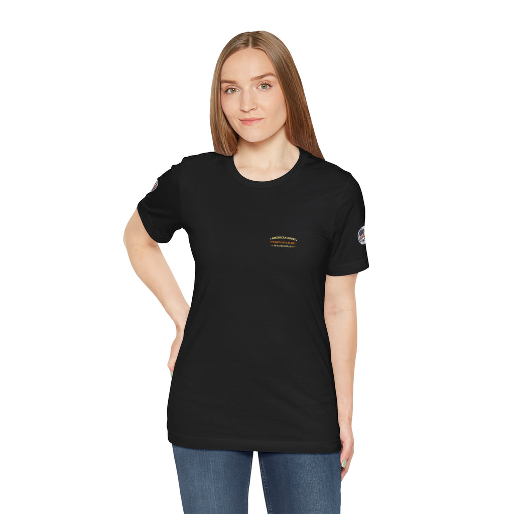 Deer Camp Graphic Tee — American Roots Hunting Cabin T‑Shirt