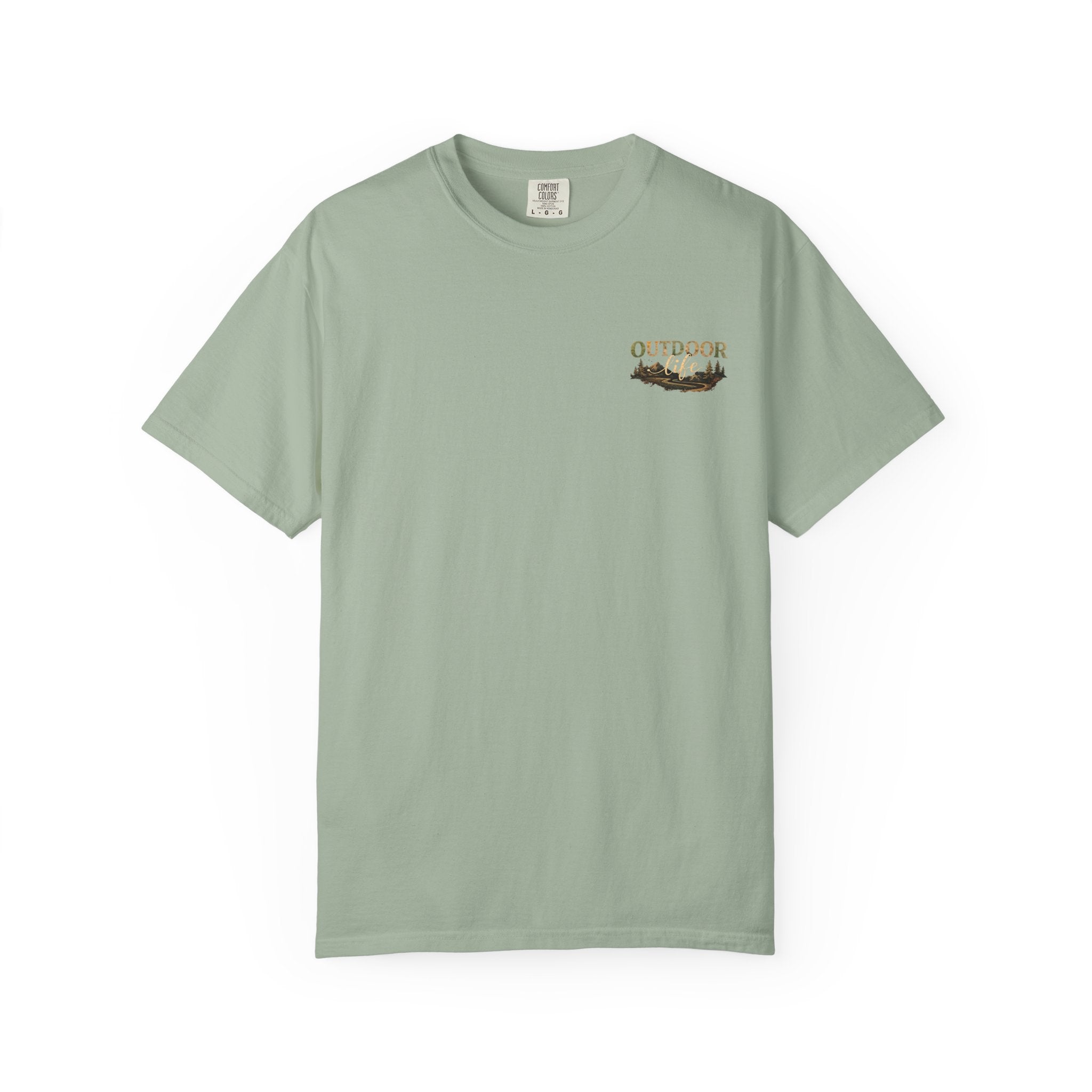 Backwoods & Bonfires T-Shirt — Outdoor Campfire Graphic Tee