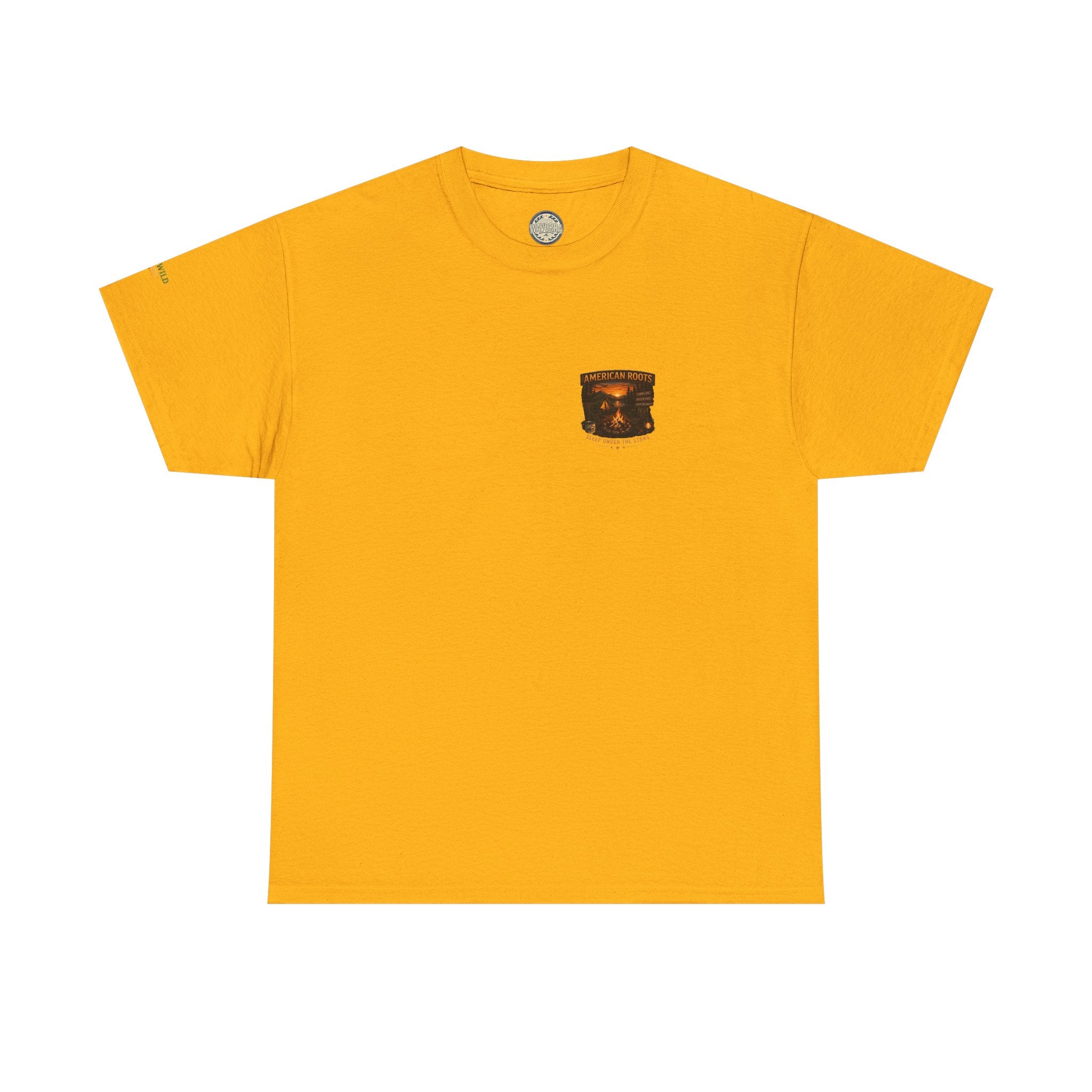 Camping T-Shirt — "American Roots: Sleep Under the Stars" Outdoor Tee