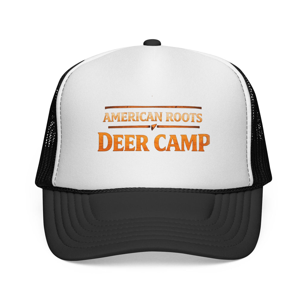 Deer Camp Trucker Hat — "American Roots" Vintage Hunting Cap
