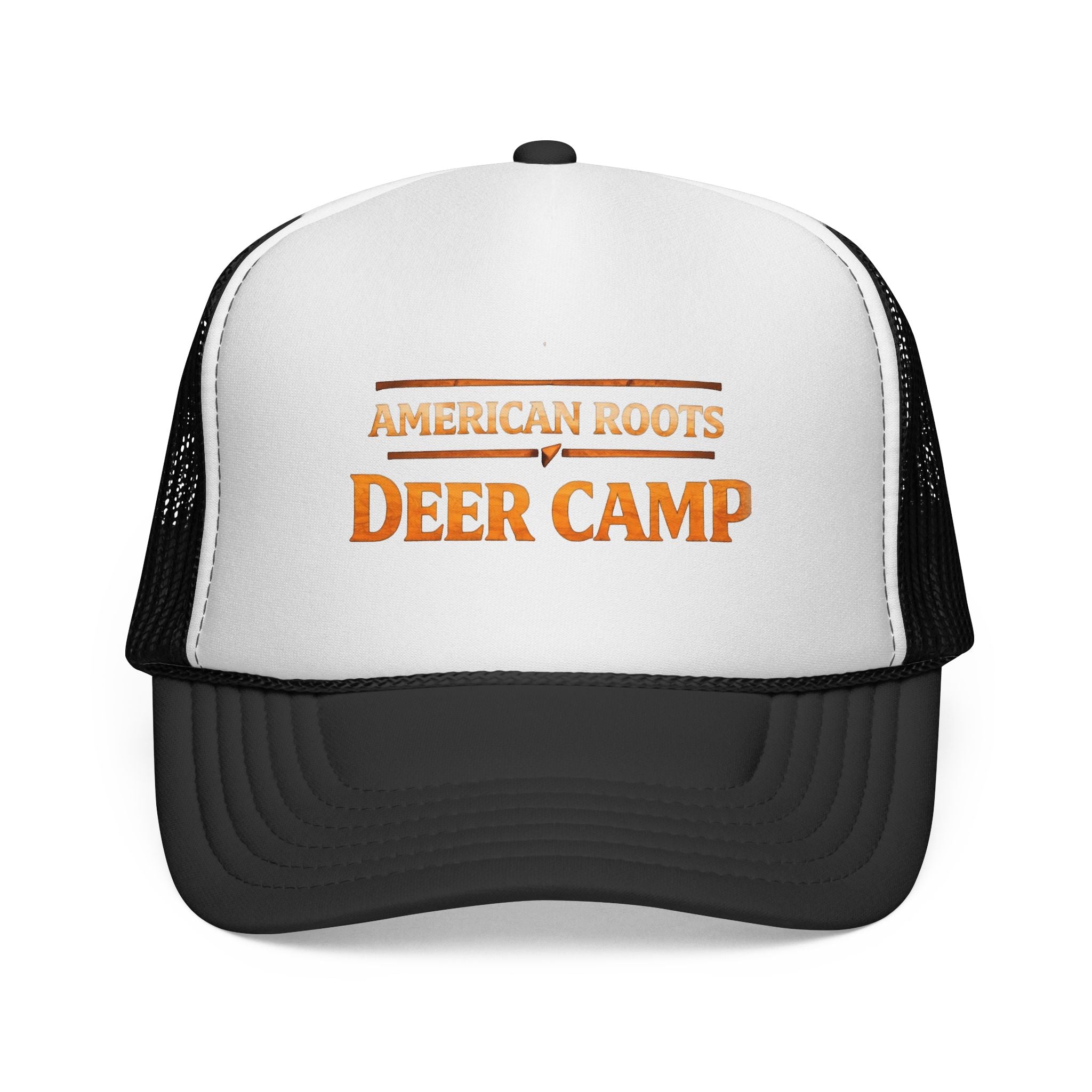 Deer Camp Trucker Hat — "American Roots" Vintage Hunting Cap