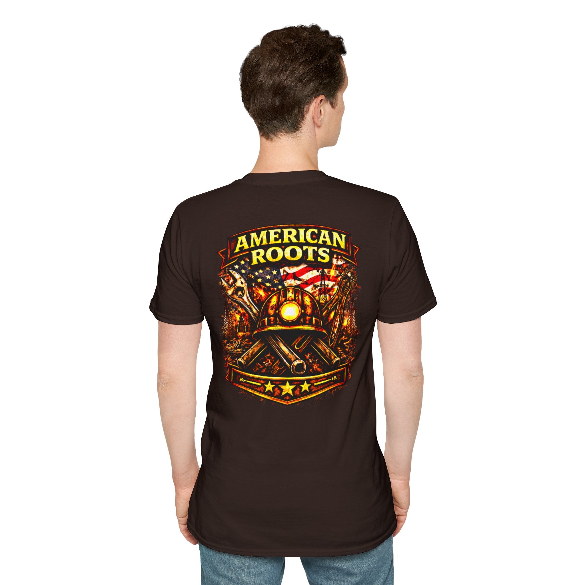 T-Shirt — American Roots Motorcycle Graphic Tee