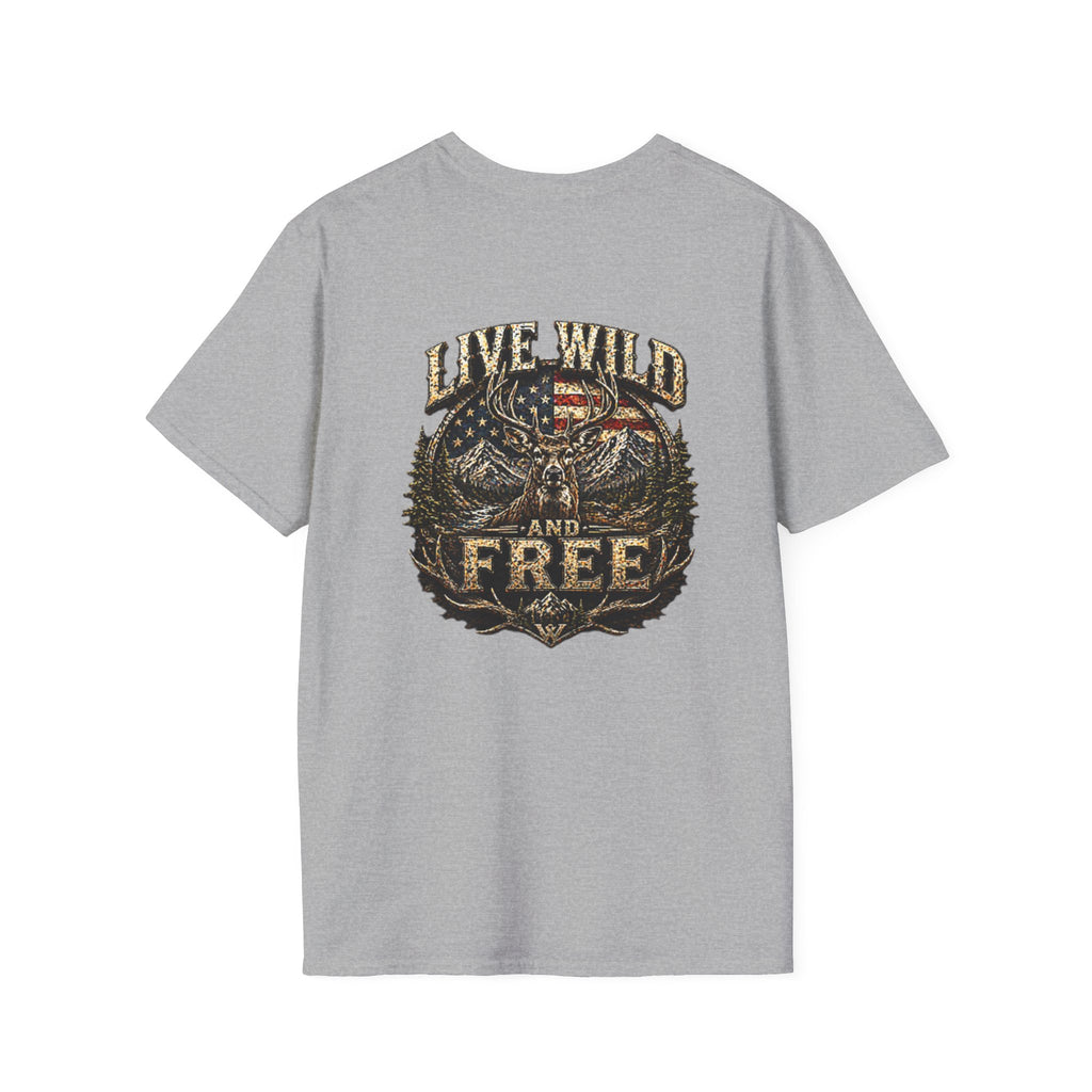 Live Wild and Free T-Shirt — American Eagle Wilderness Graphic Tee