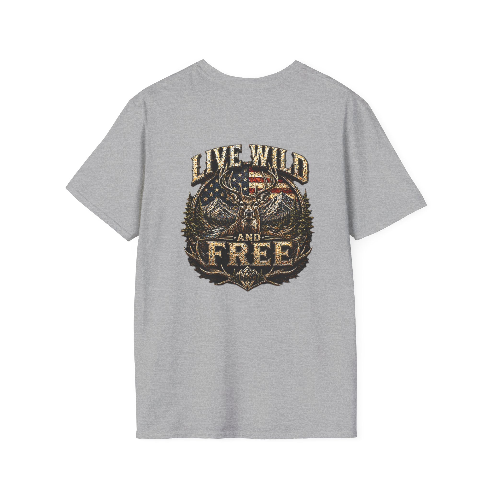 Live Wild and Free T-Shirt — American Eagle Wilderness Graphic Tee