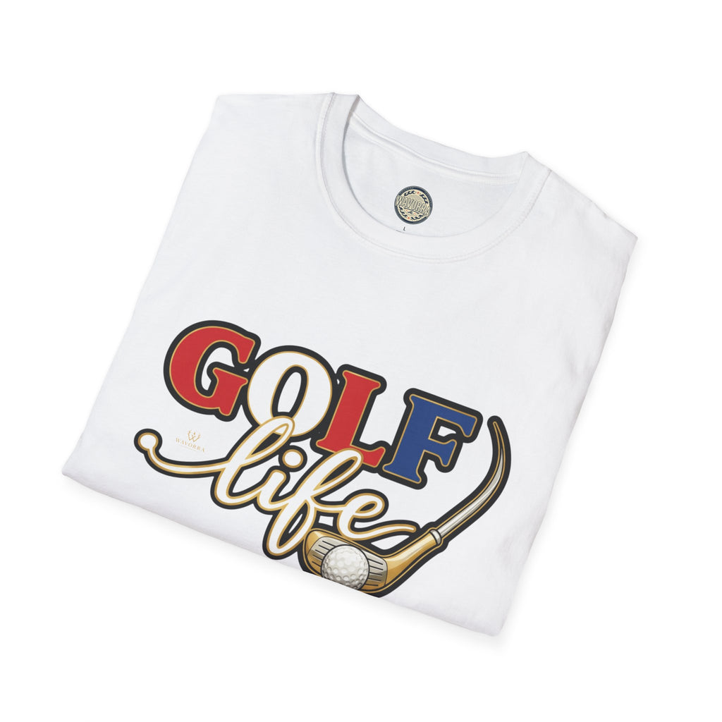 Golf Life T-Shirt — Retro Golf Club & Ball Design