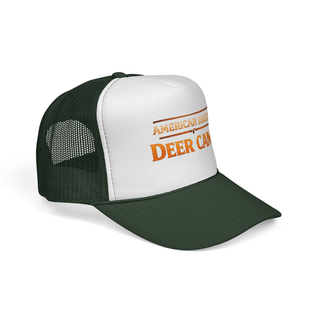 Deer Camp Trucker Hat — "American Roots" Vintage Hunting Cap